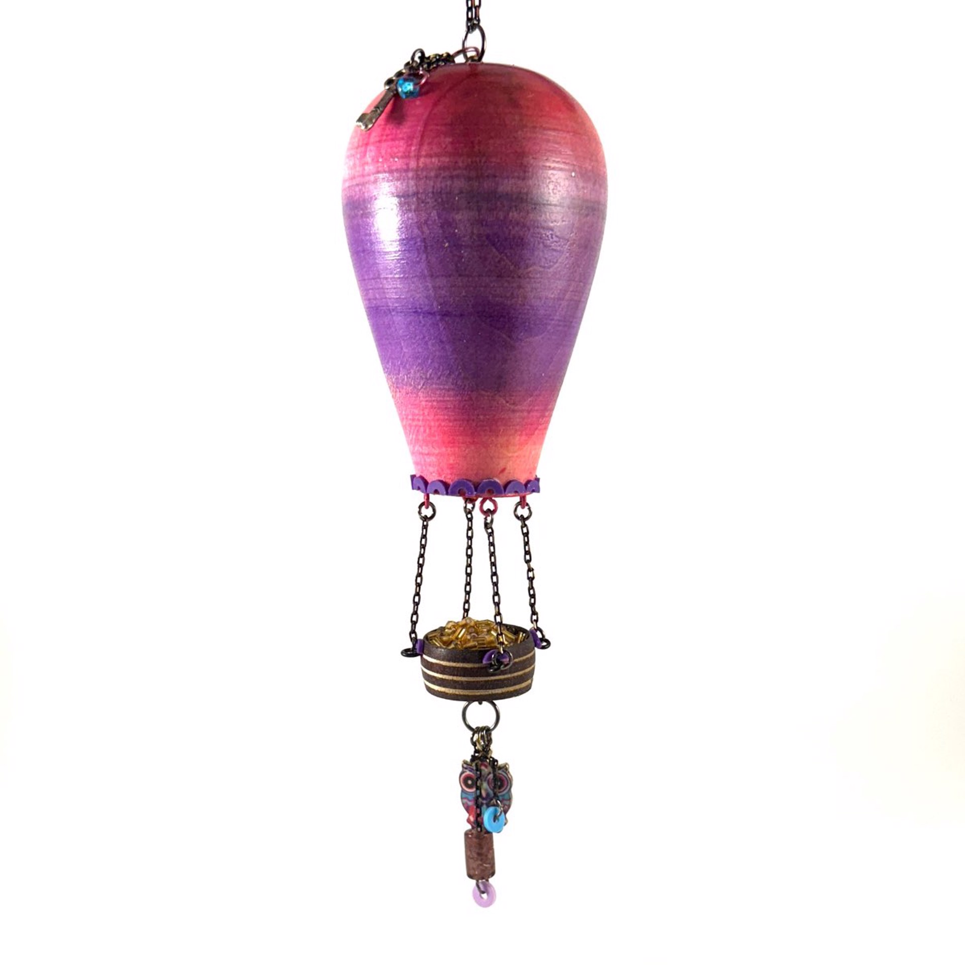 Whimsical Hot Air Balloon Ornament MT23-18 by Marc Tannenbaum