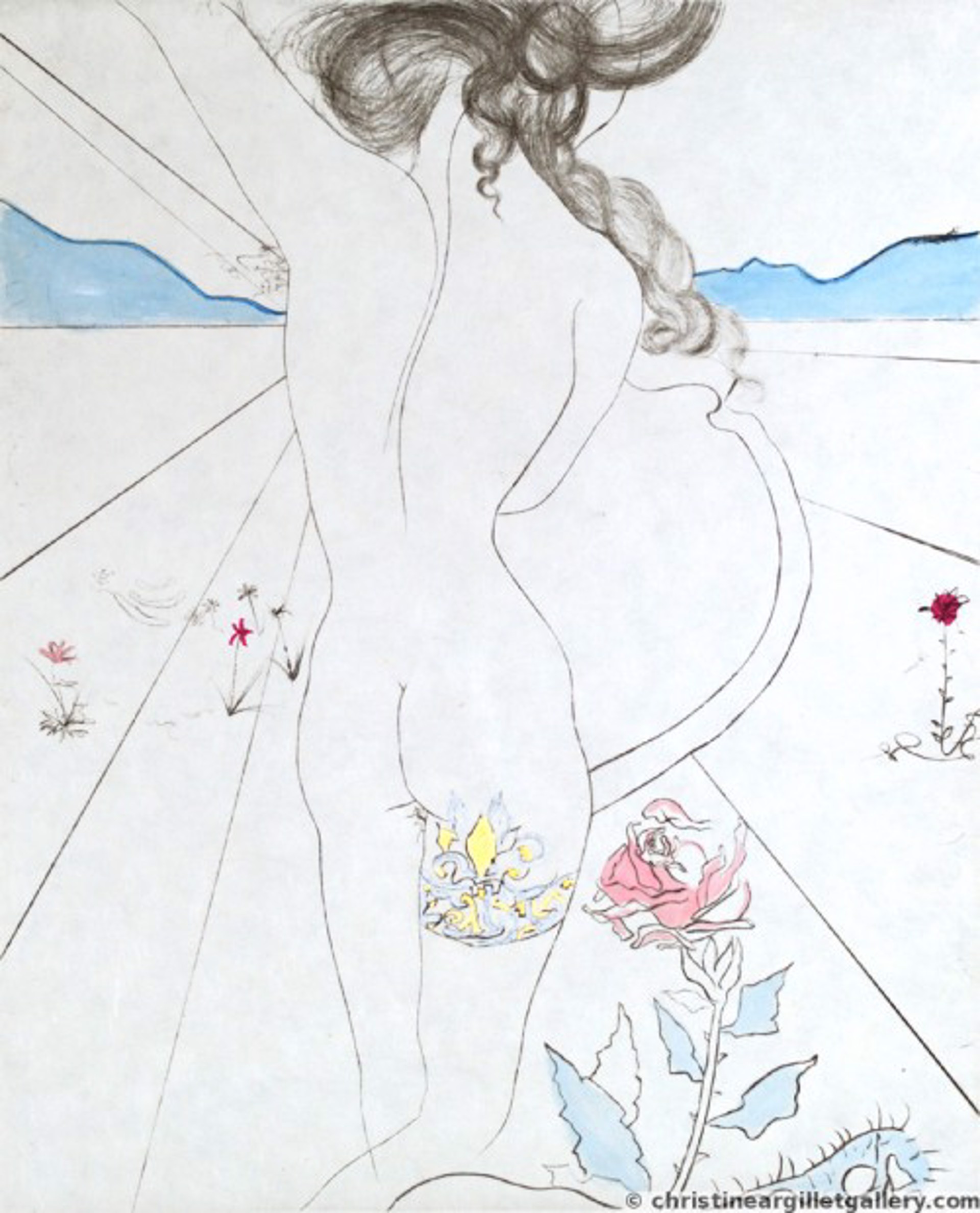The Hippies  "Nude with Garter" by Salvador Dali