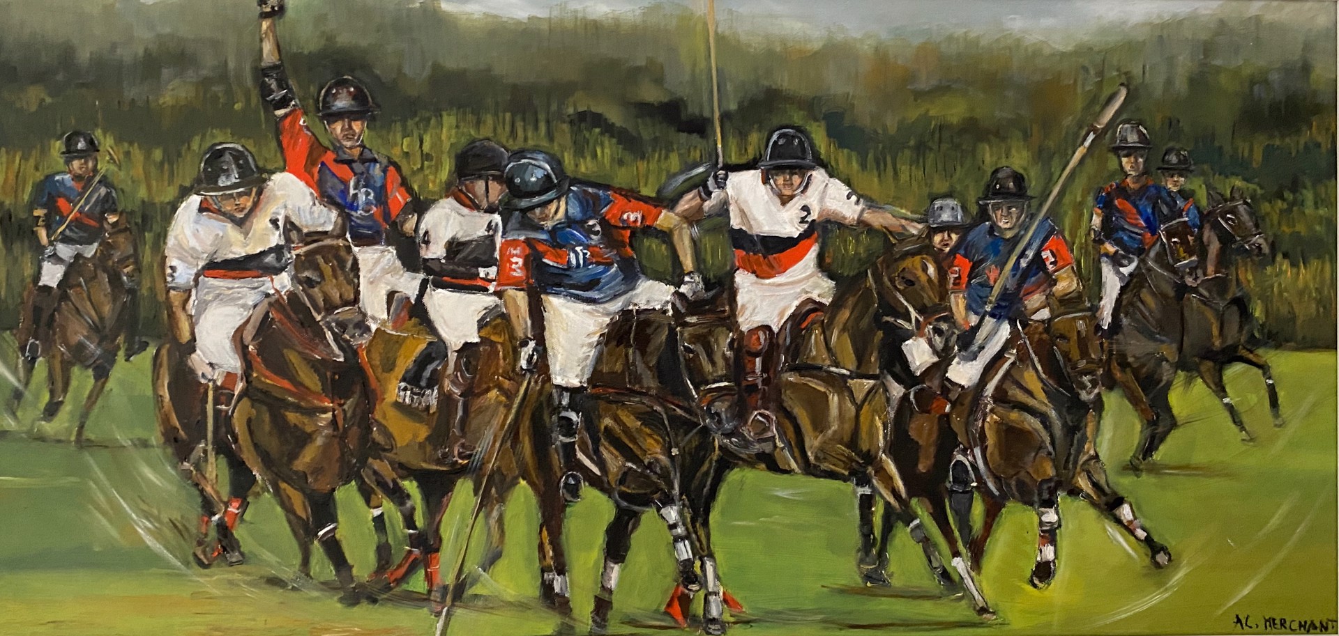 Polo Match at Apremont by Anne-Lise Merchant