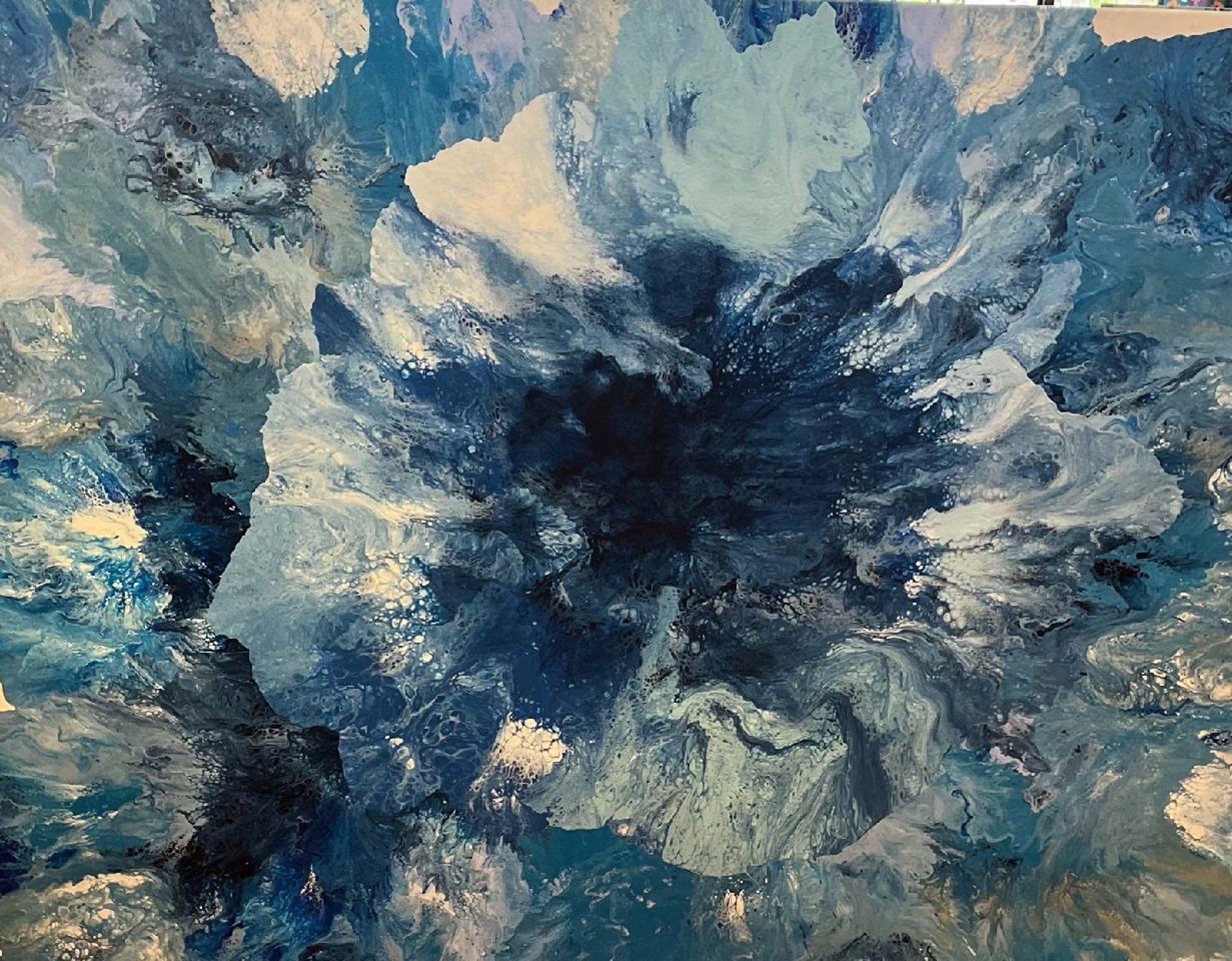 Oceanic Floral Explosion by Debbie Dannheisser