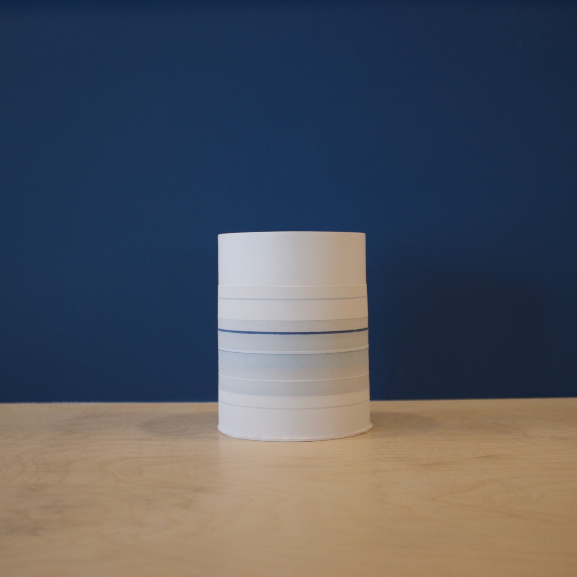 L Vase, Blue by Rachel Foxwell