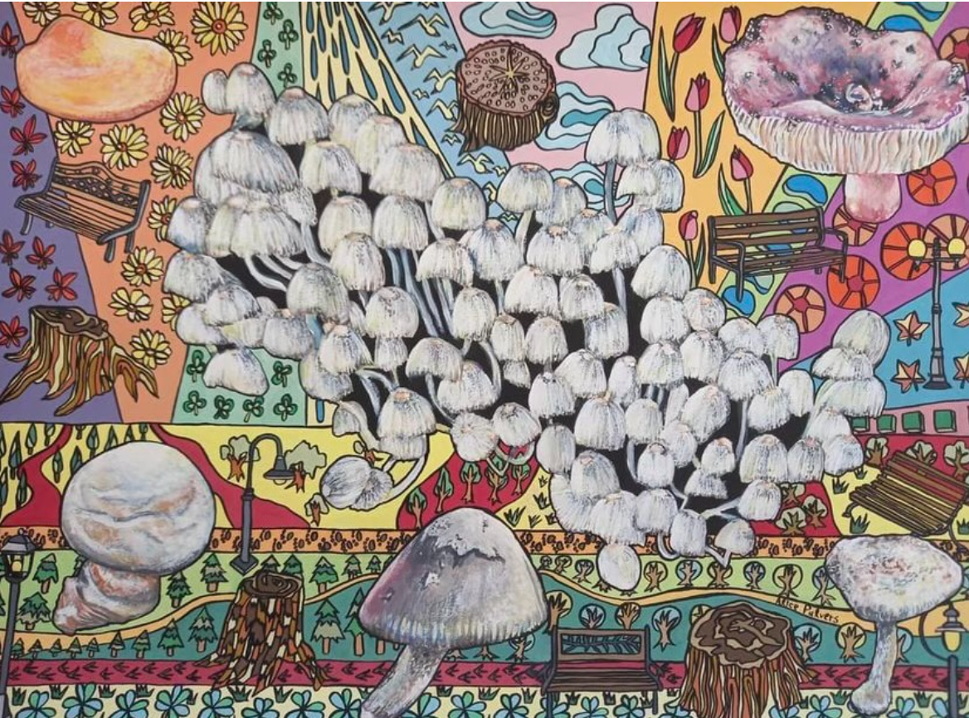 Mushrooms by Alice Pulvers