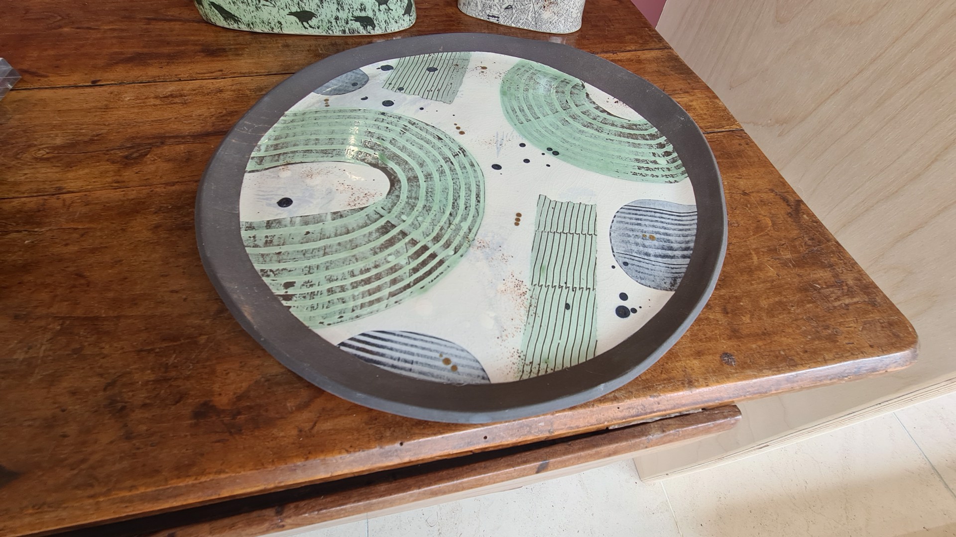 Abstract - Large Plate by Cat Santos