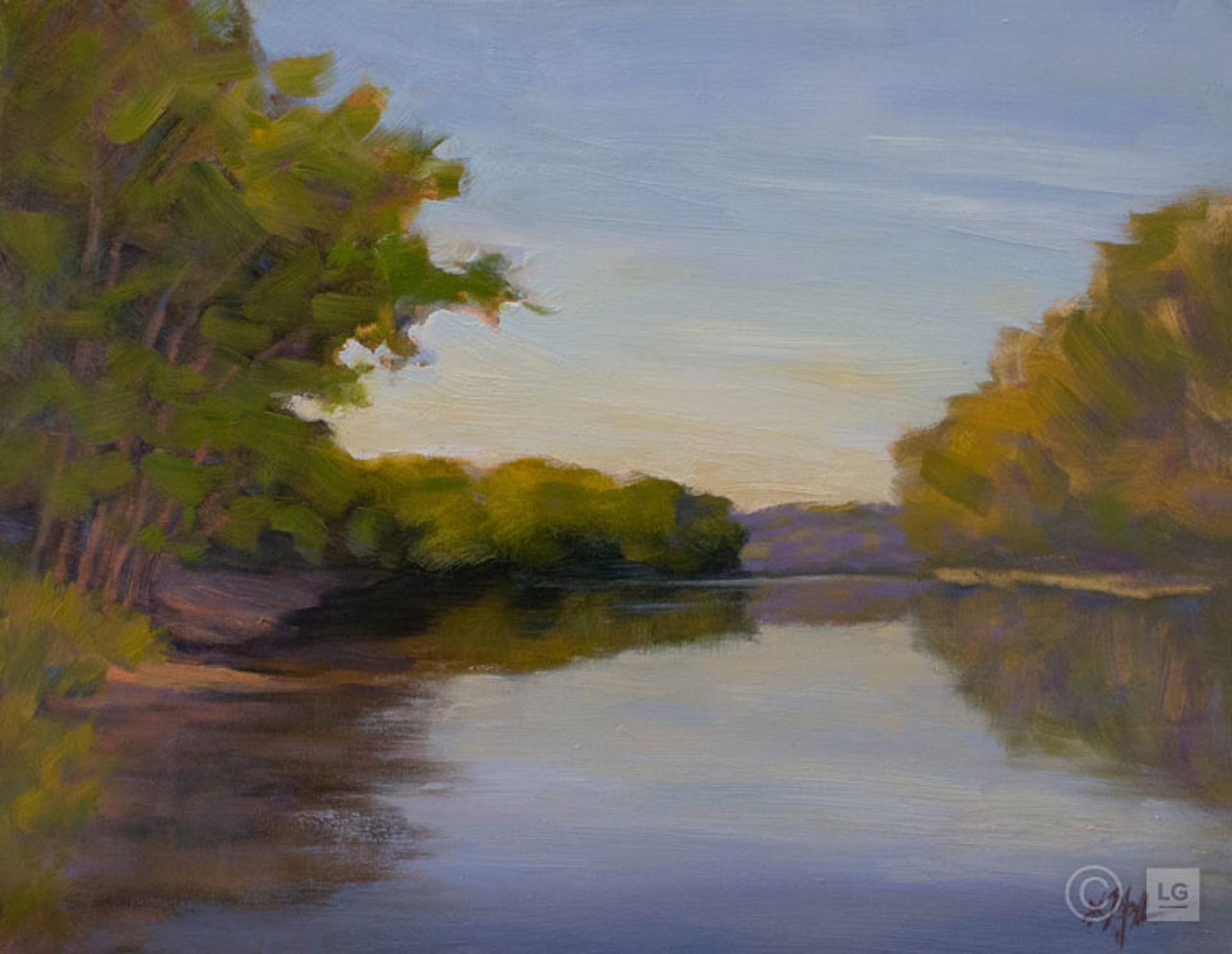 Calm River by Kathy Mohl