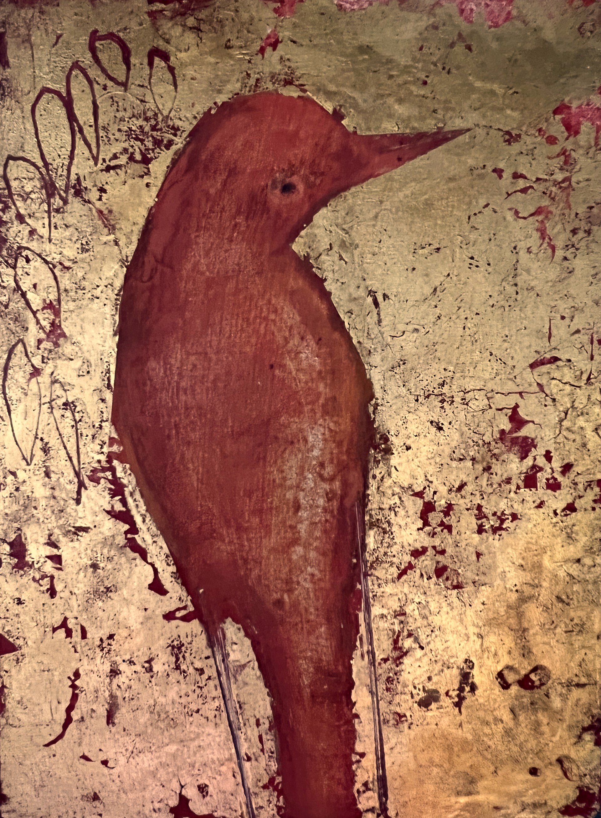 Orange Bird by Selina Trieff