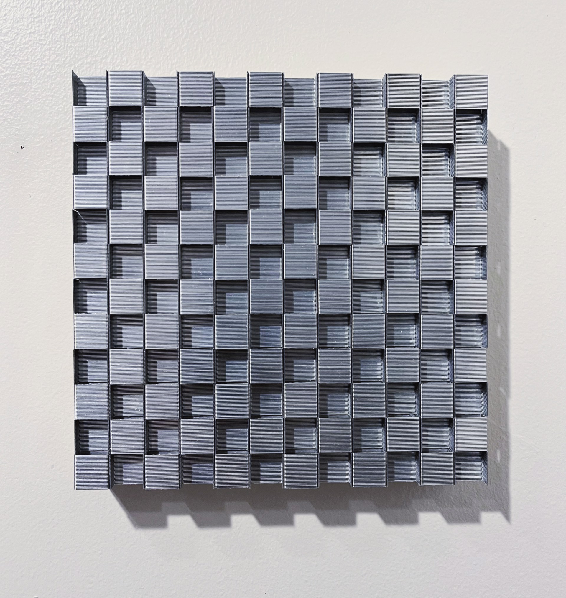 Checkerboard Variation  6x6 No. 7 by Evan Stoler