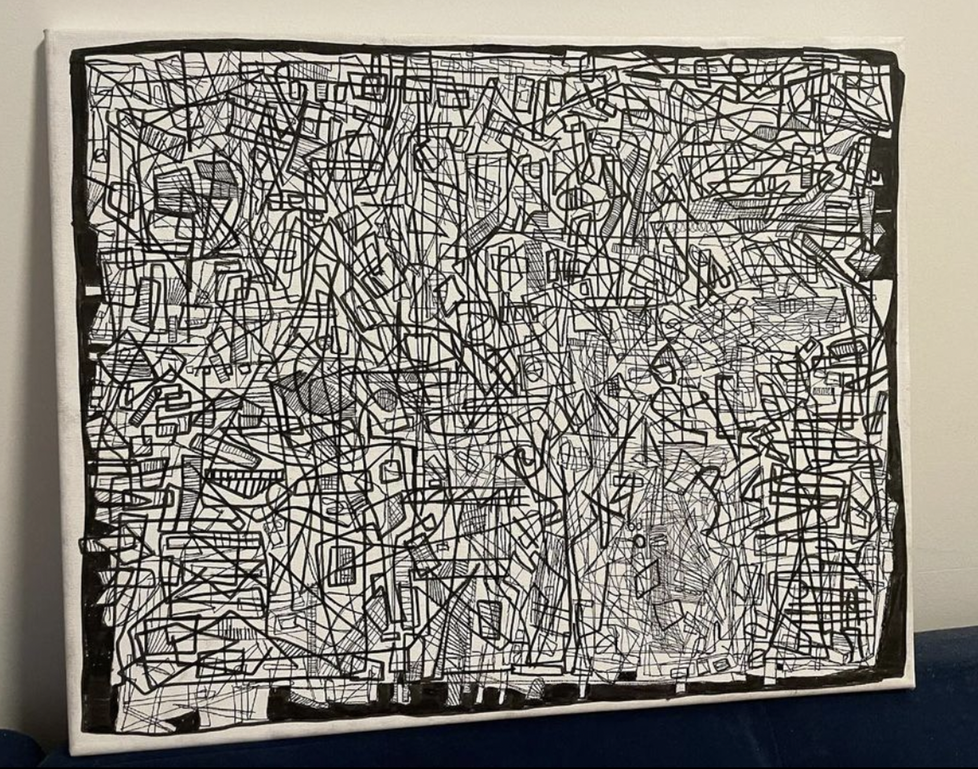 Doodle on Canvas, May 19, 2023 by Michal Behar