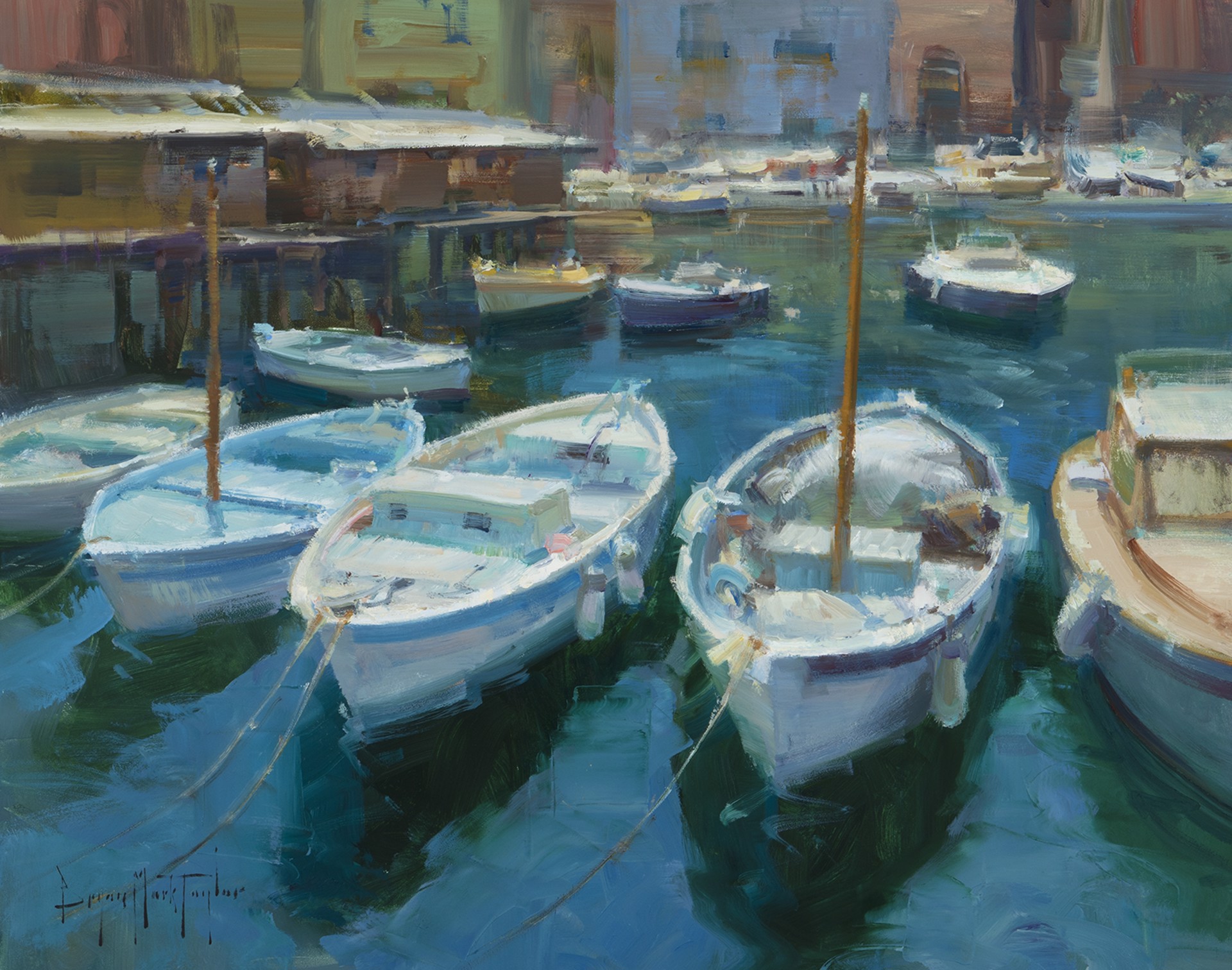 Sorrento Boats by Bryan Mark Taylor