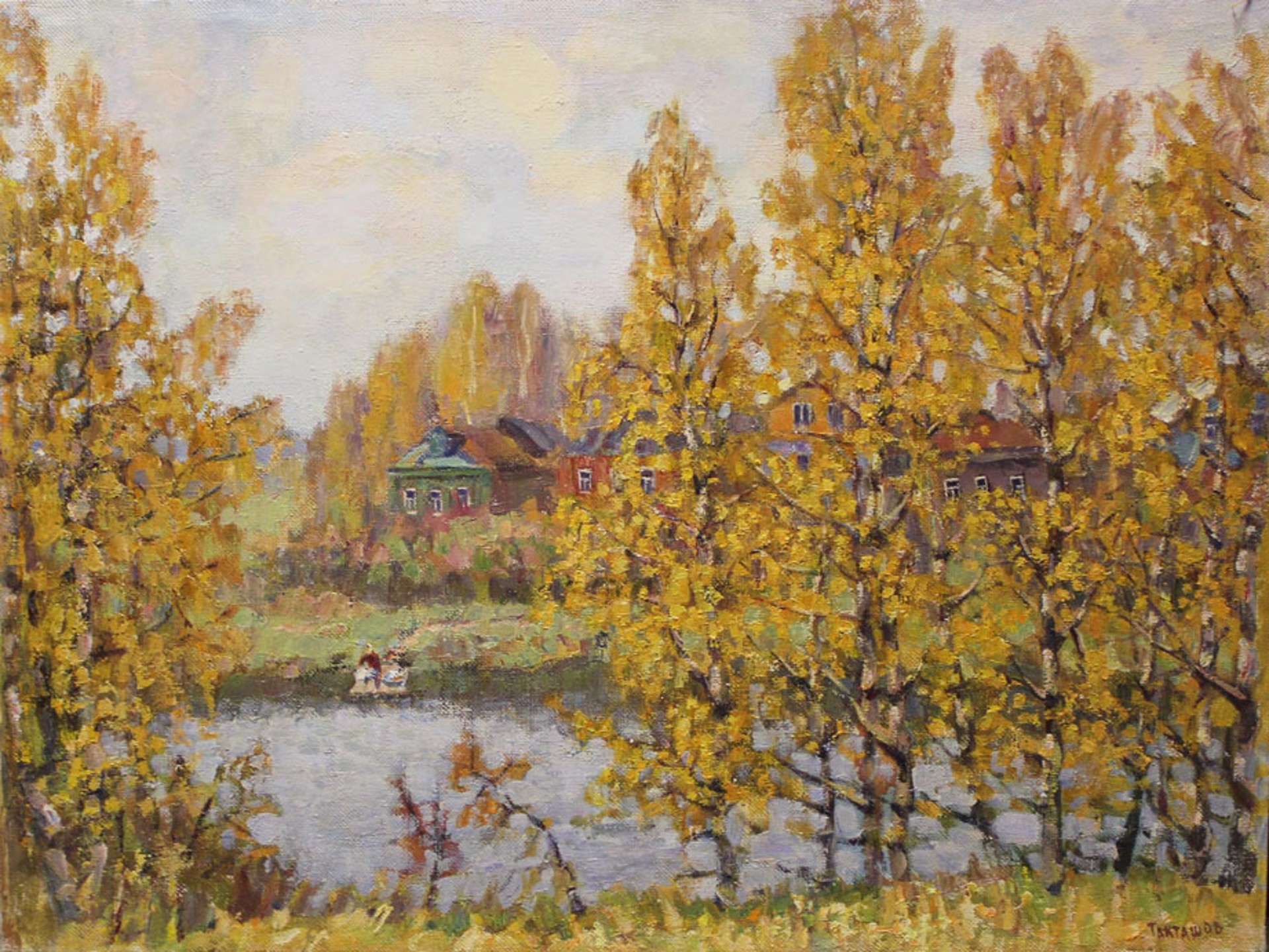Autumn in the Country by Ismyatula Taktashov