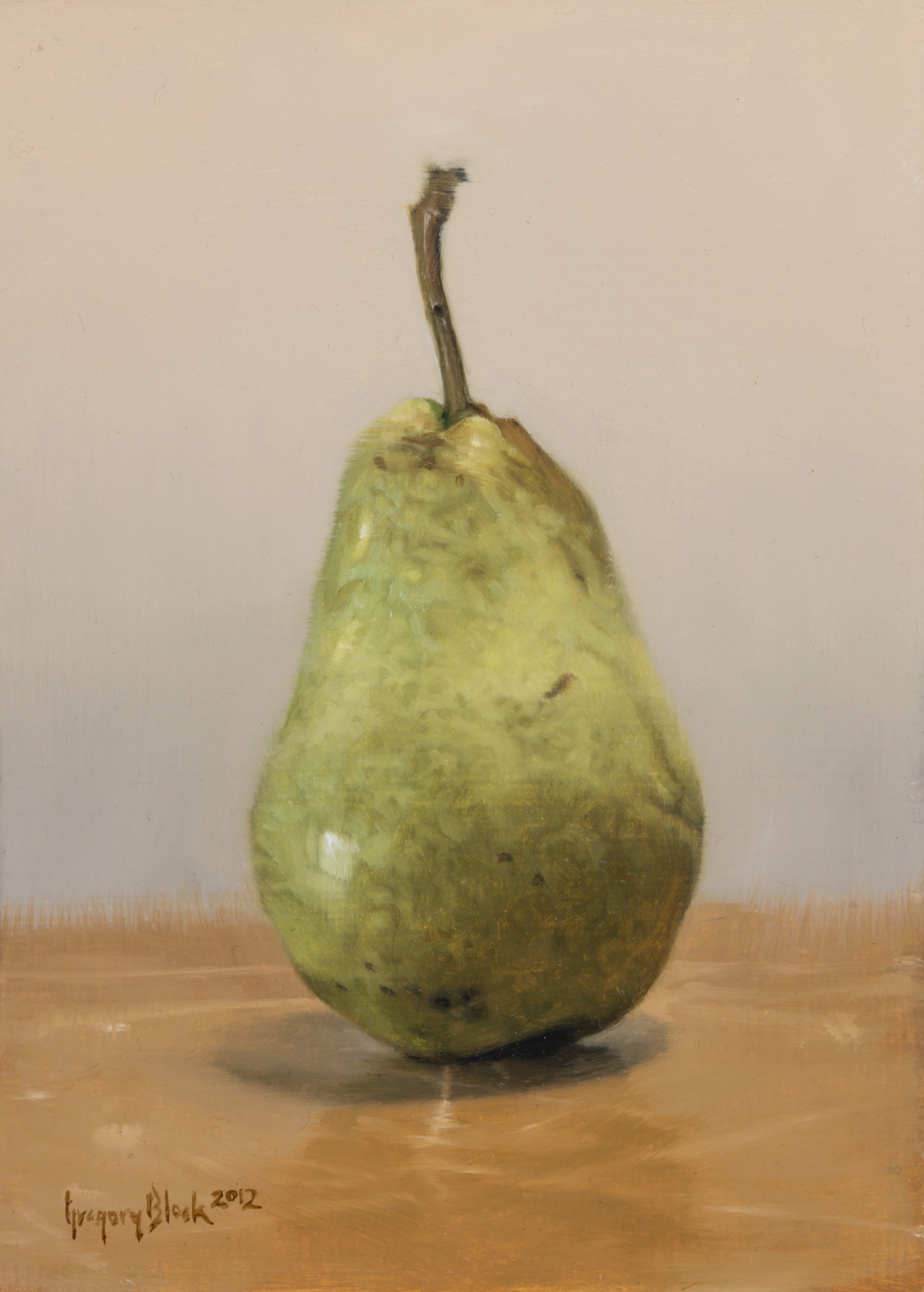 Green Pear by Gregory Block