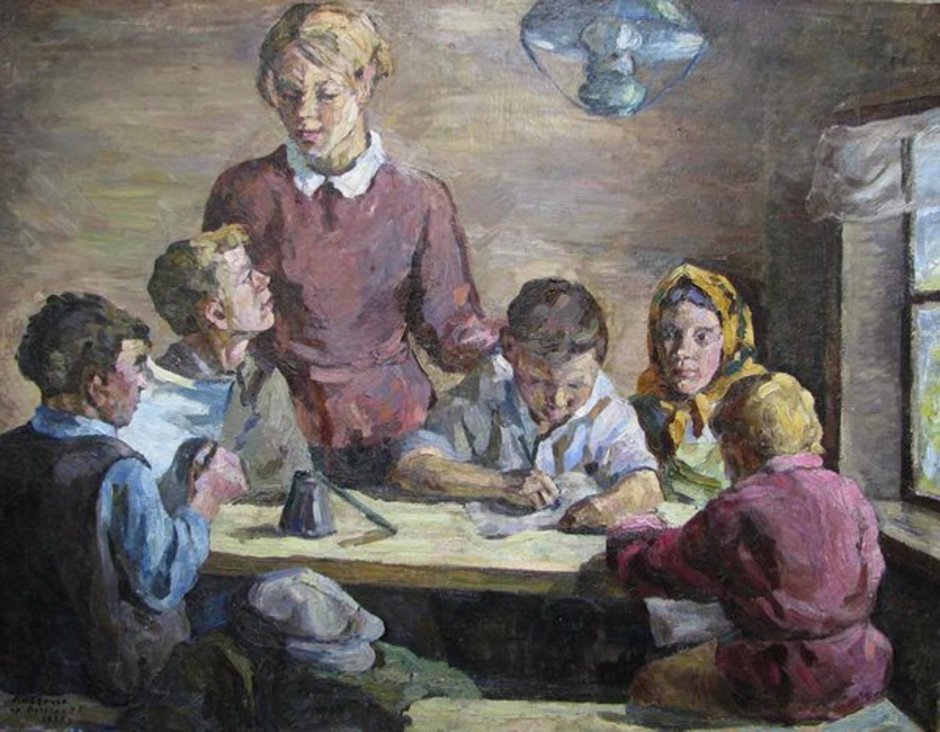 The Village School by Ivan Liberchyk