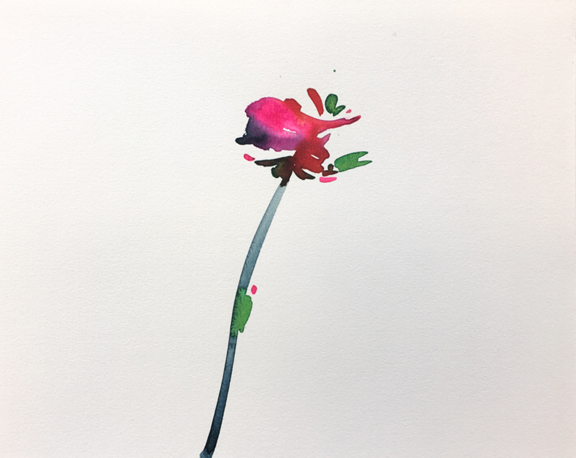 Floral Watercolor No. 10 by Christian Rothmann