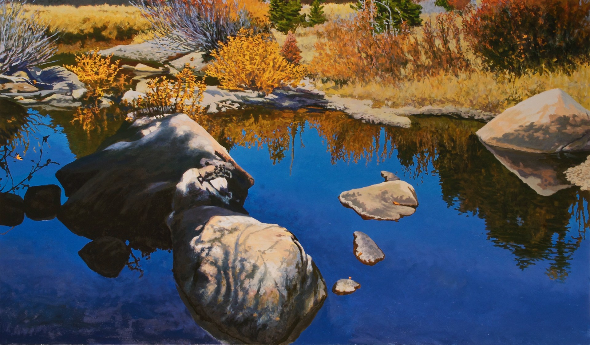 Autumn Reflections no. 2 by Peter Loftus