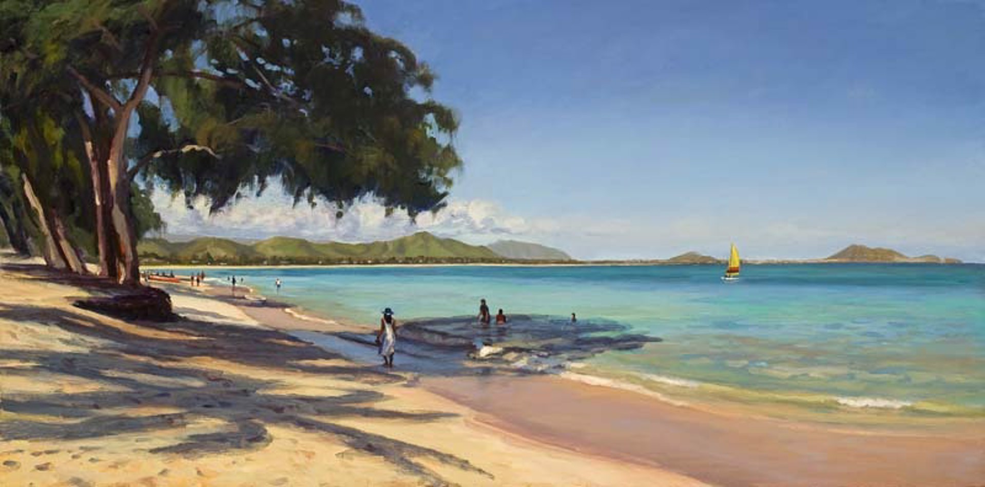 Kailua Beach Stroll by Lynne Boyer