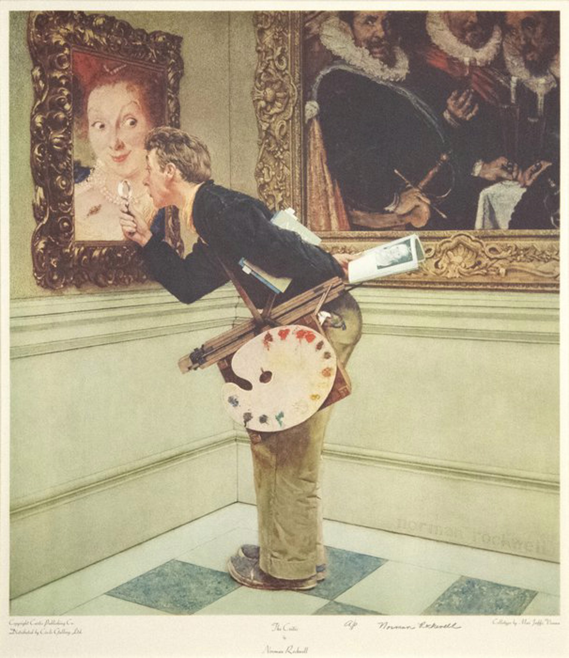 The Art Critic by Norman Rockwell