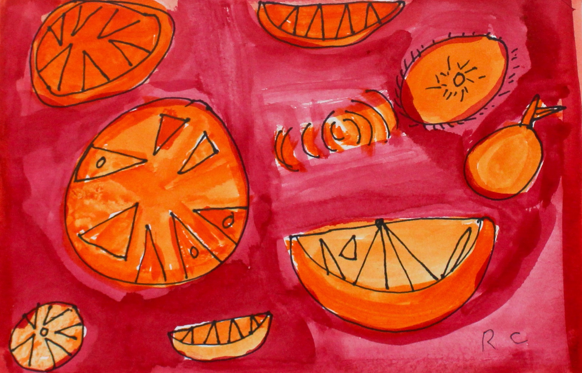 Oranges by Robert Corcoran
