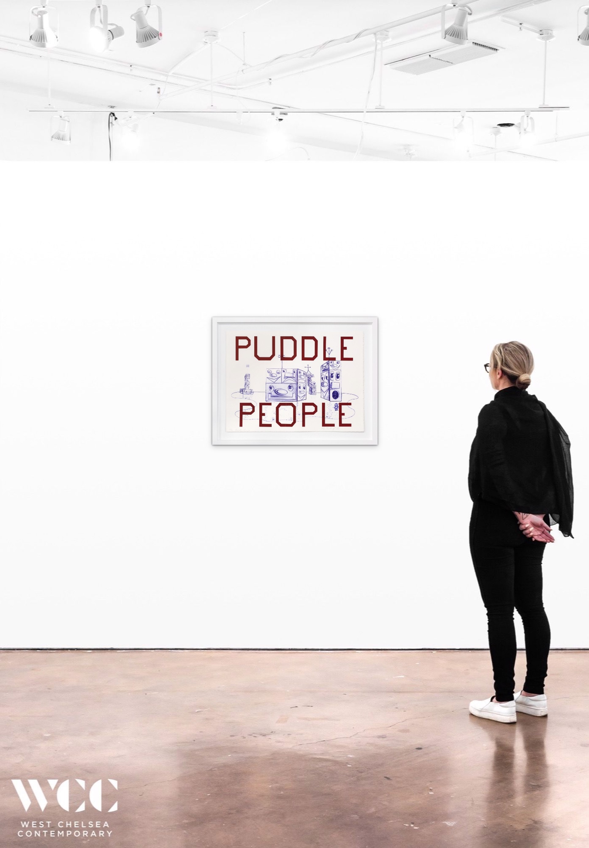 Puddle People by Ed Ruscha x Kenny Scharf