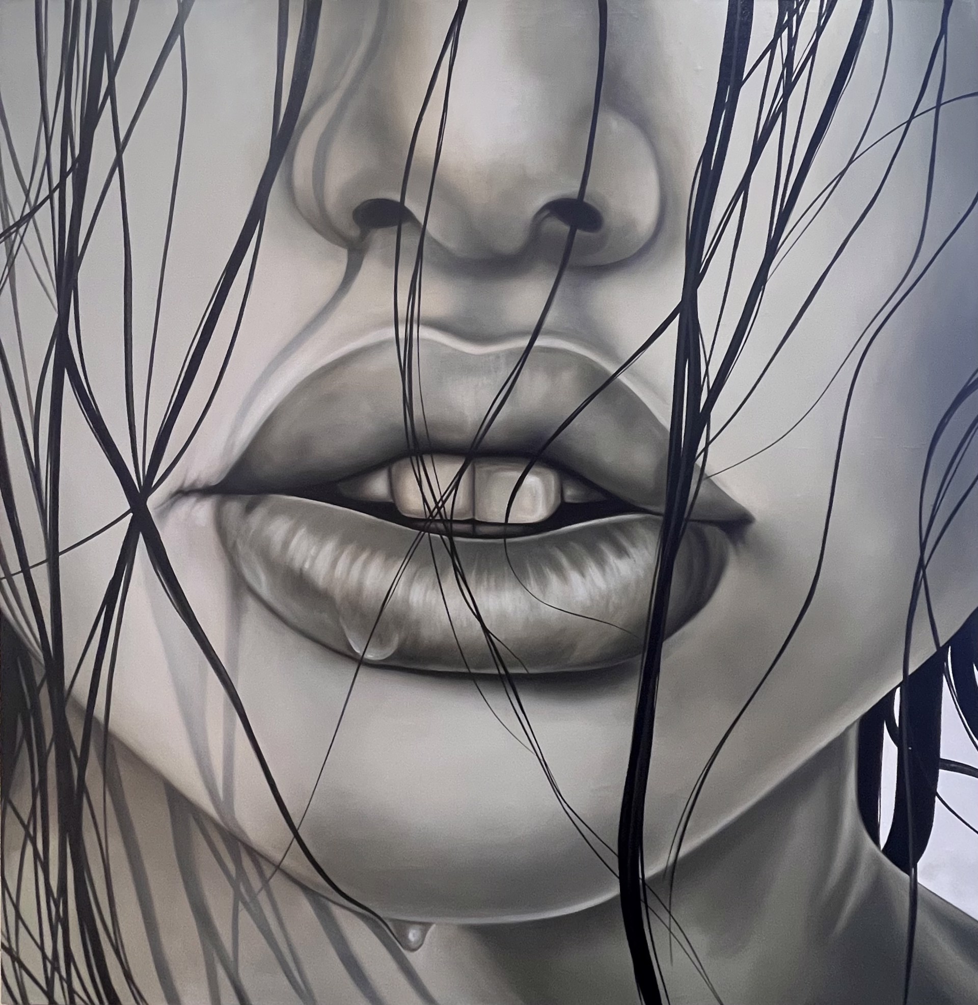 Mystery Lips By Buma Project Elena Bulatova Fine Art