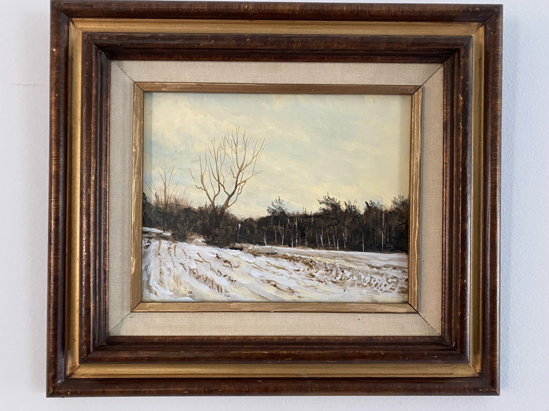 Hill in Winter by Douglas H. Caves Sr.