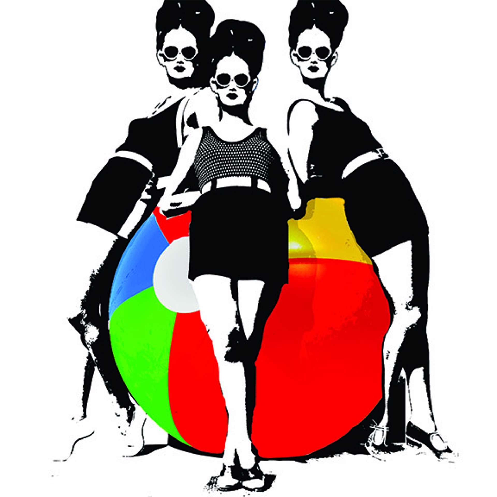 Beach Ball Girls* by Holly Manneck