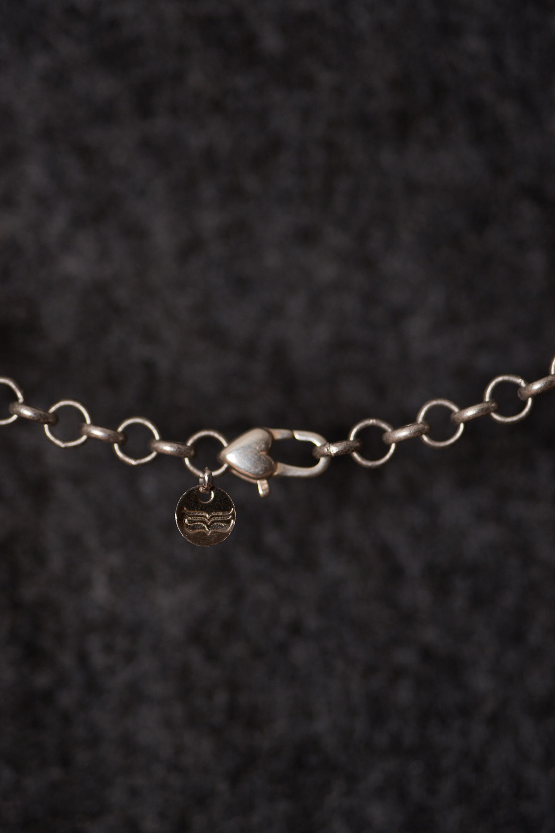 Silver Grande Rosebone Necklace by Cameron Johnson