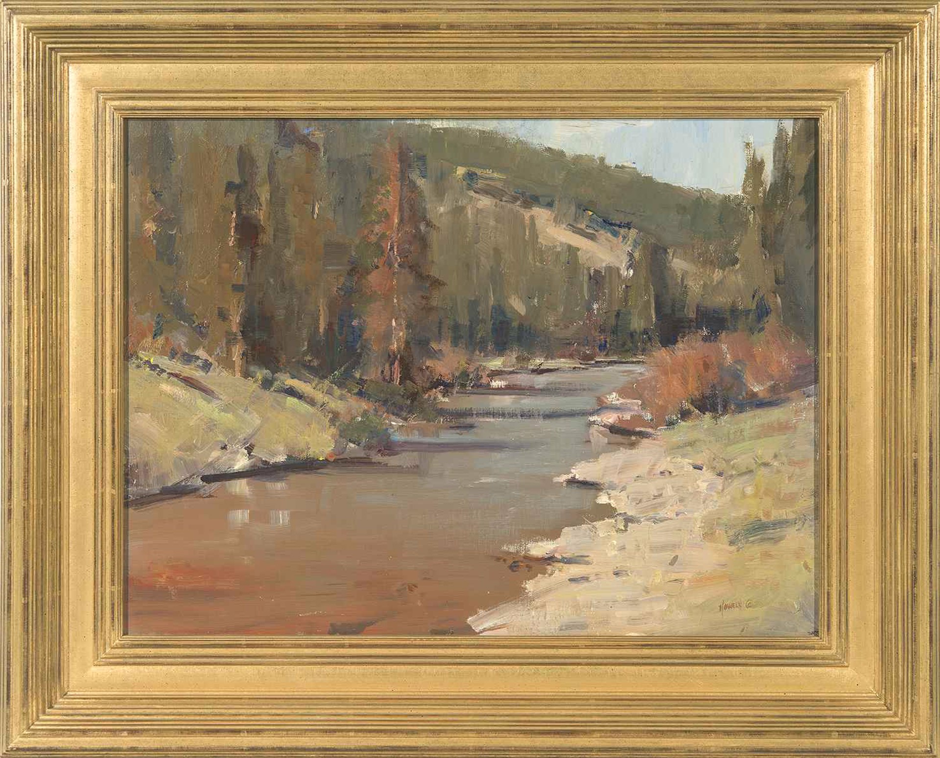 Untitled (Fall Los Pinos River) by Rick Howell