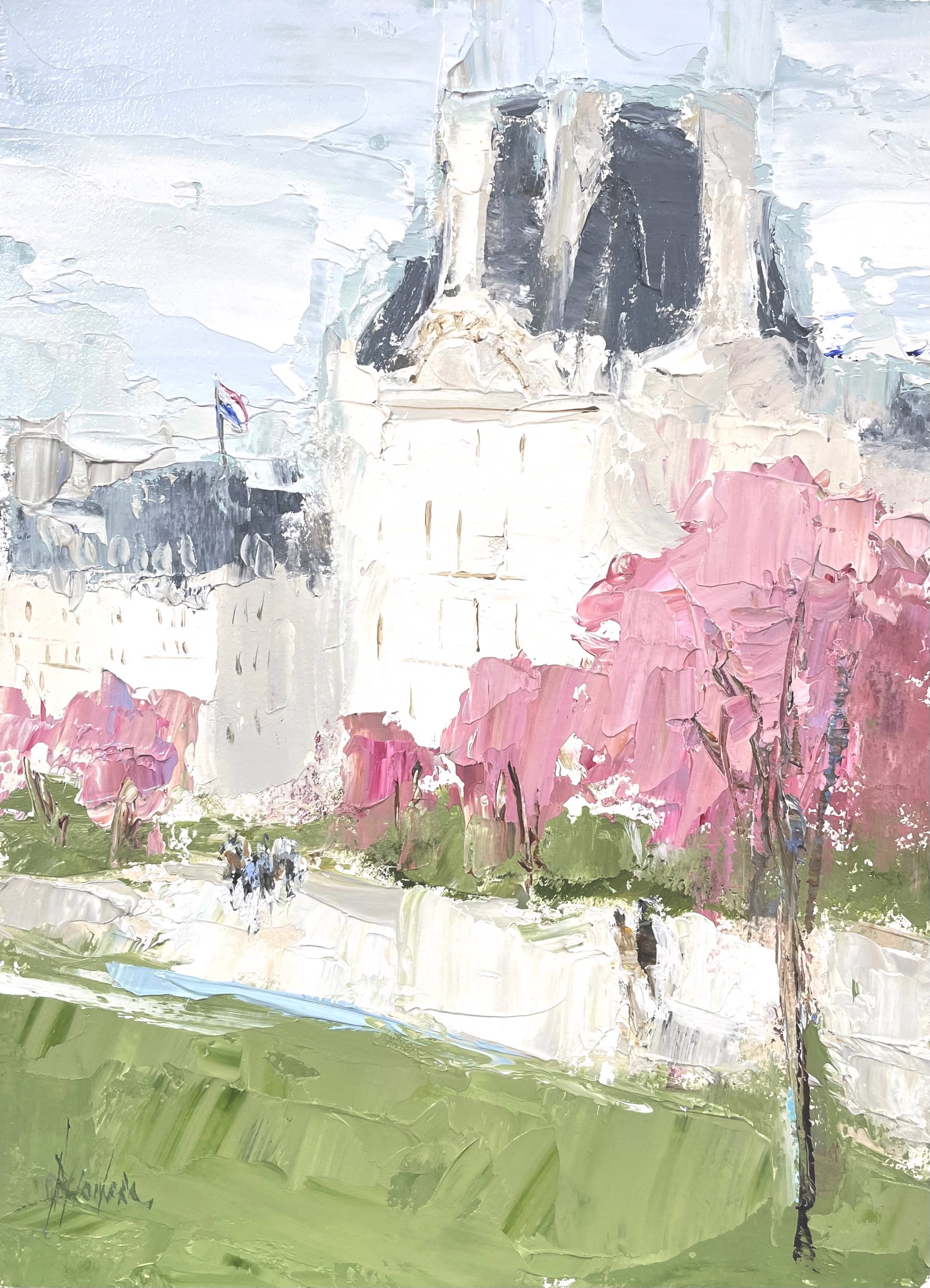 Springtime In Paris, II by Barbara Flowers