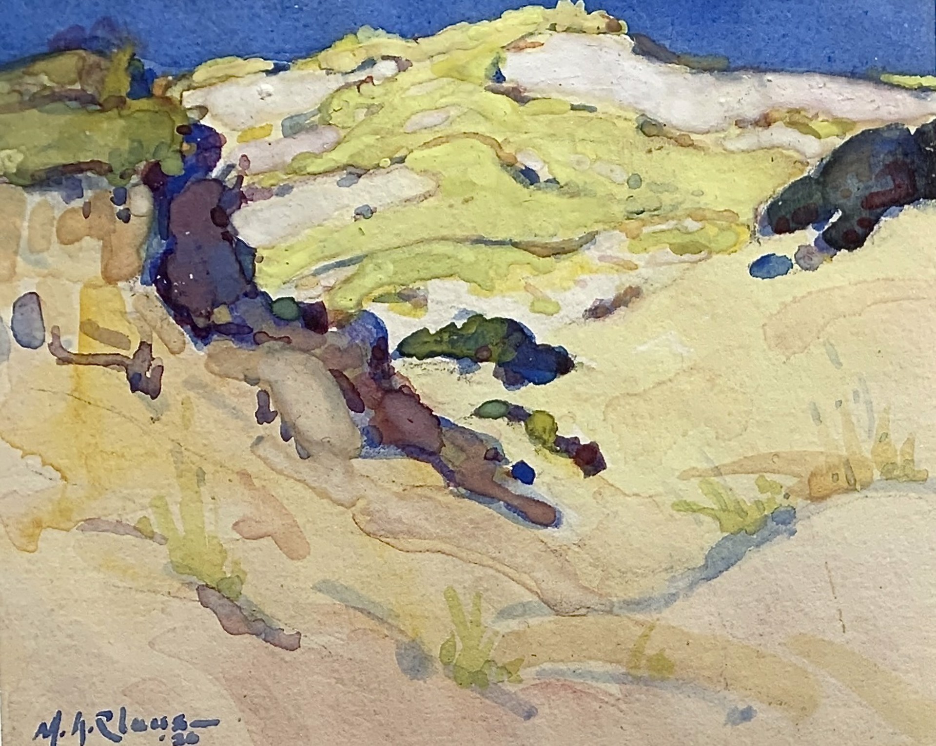 Dunes Near Peaked Hill Bar, Provincetown by May Austin Claus