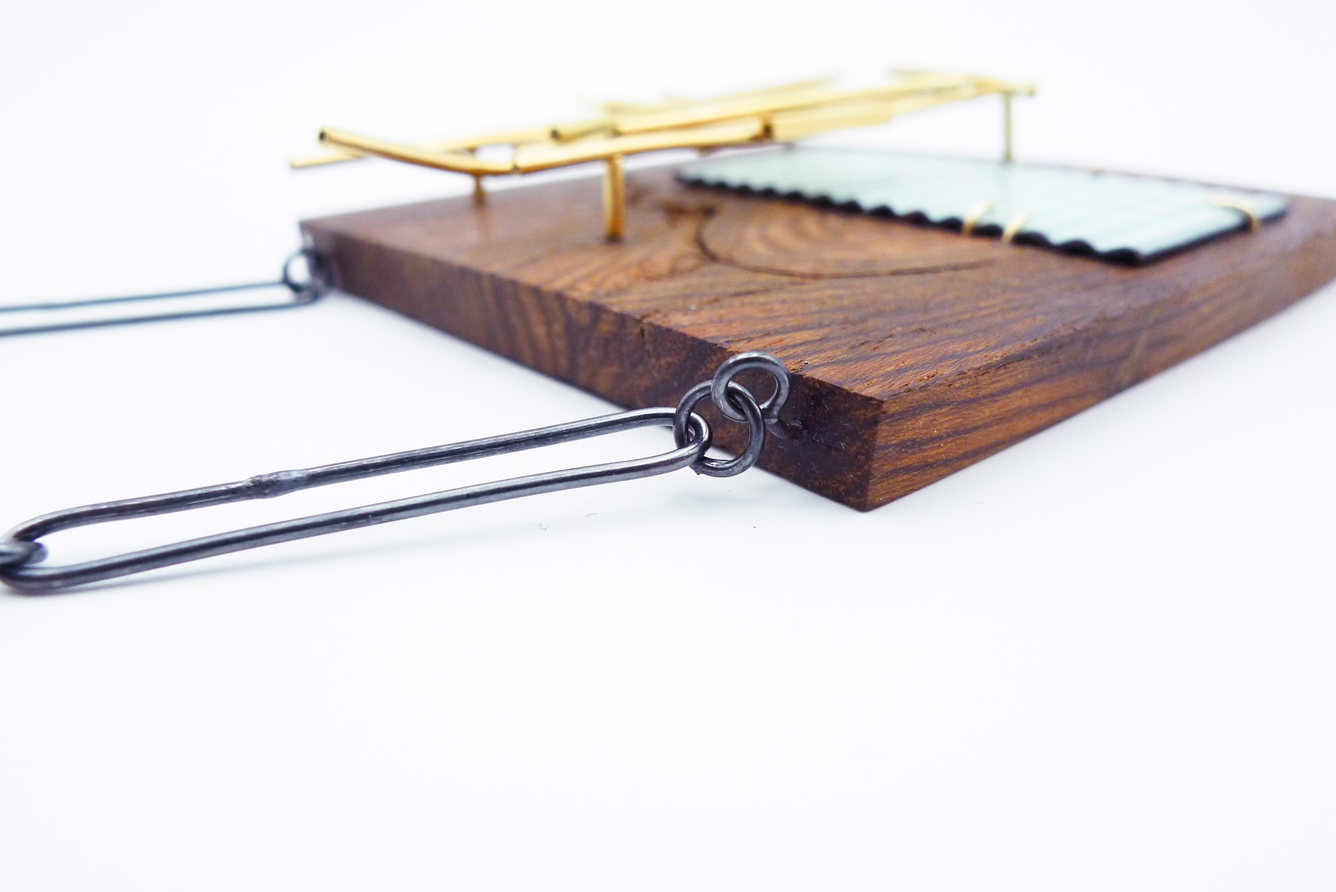 Bamboo Scaffold Necklace by Lauren Markley