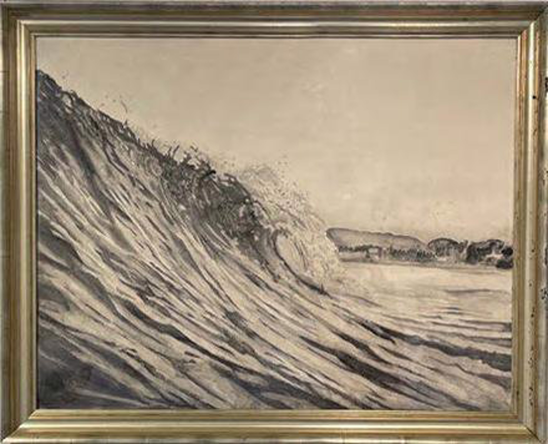 Wave Drawing 2 by Mike Saijo