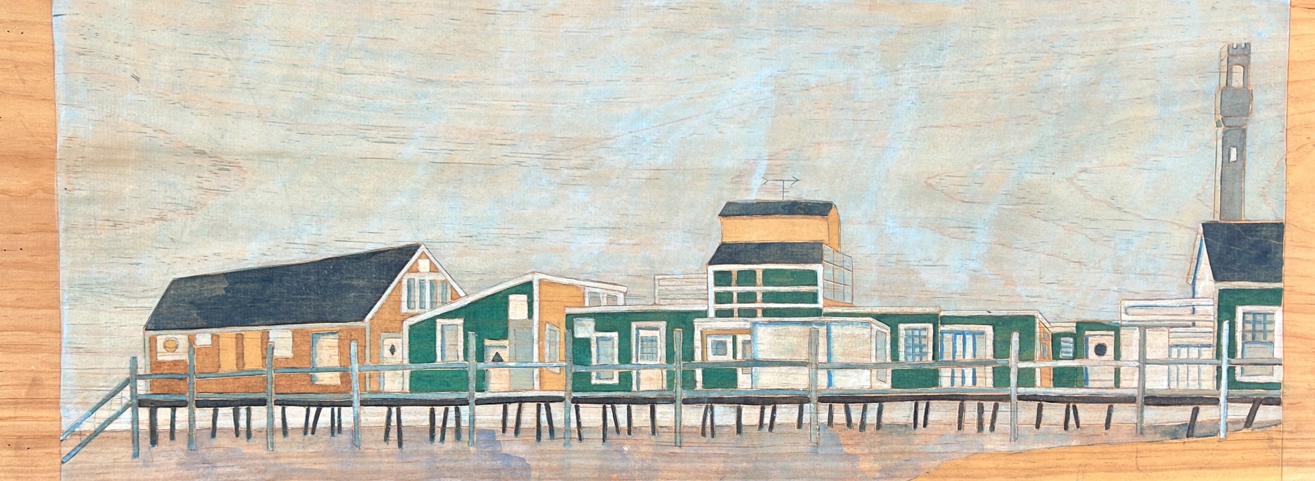 Captain Jack's Wharf by Katherine Baltivik