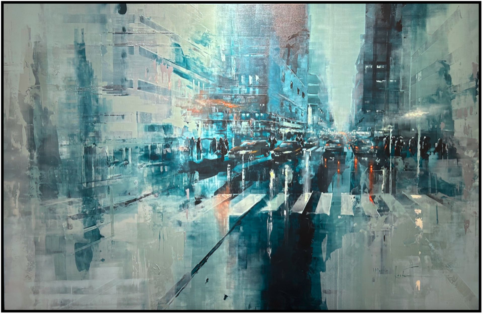 New York Beyond Blue VI by Martin Koester