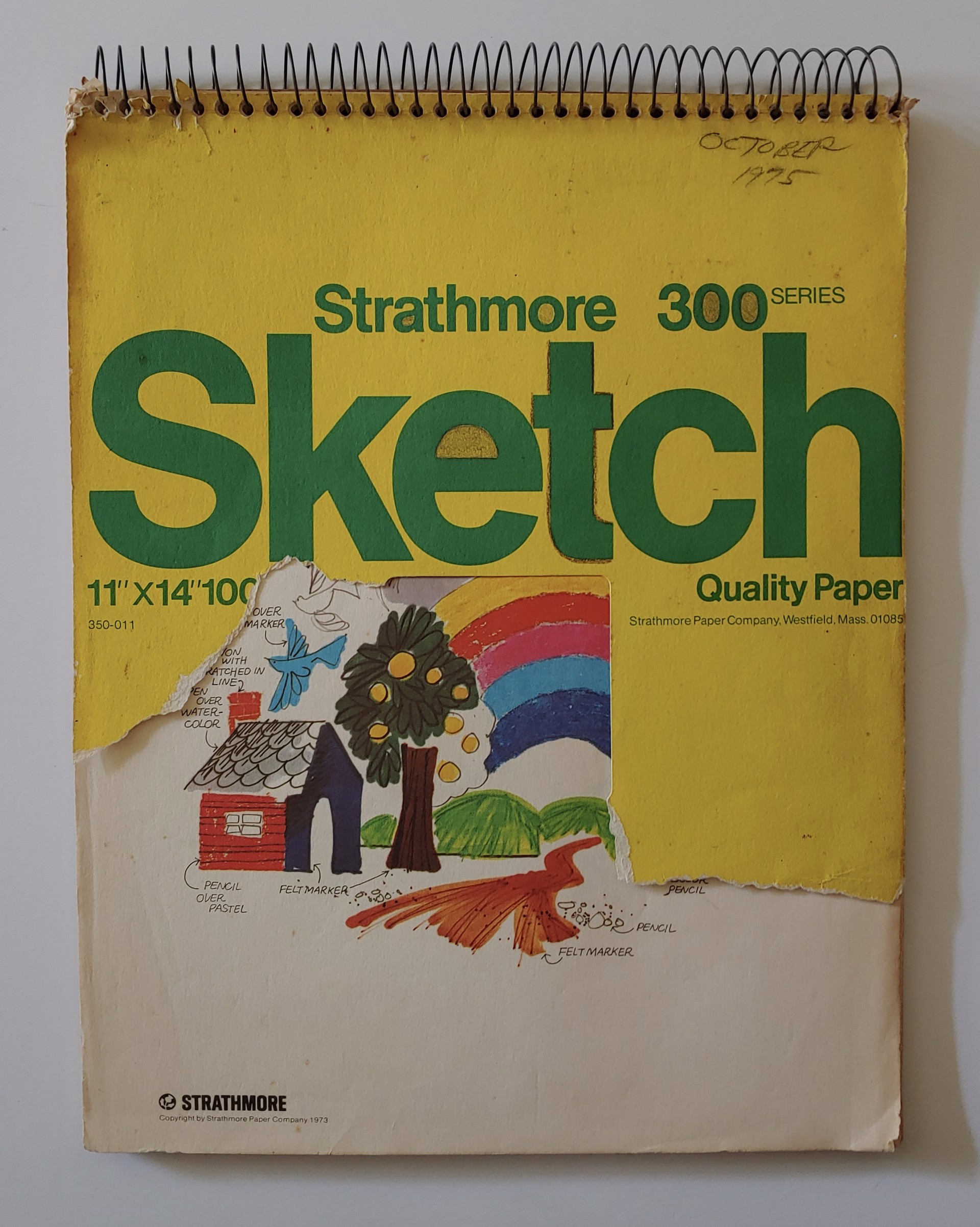 October 1975 Sketchbook by David Amdur
