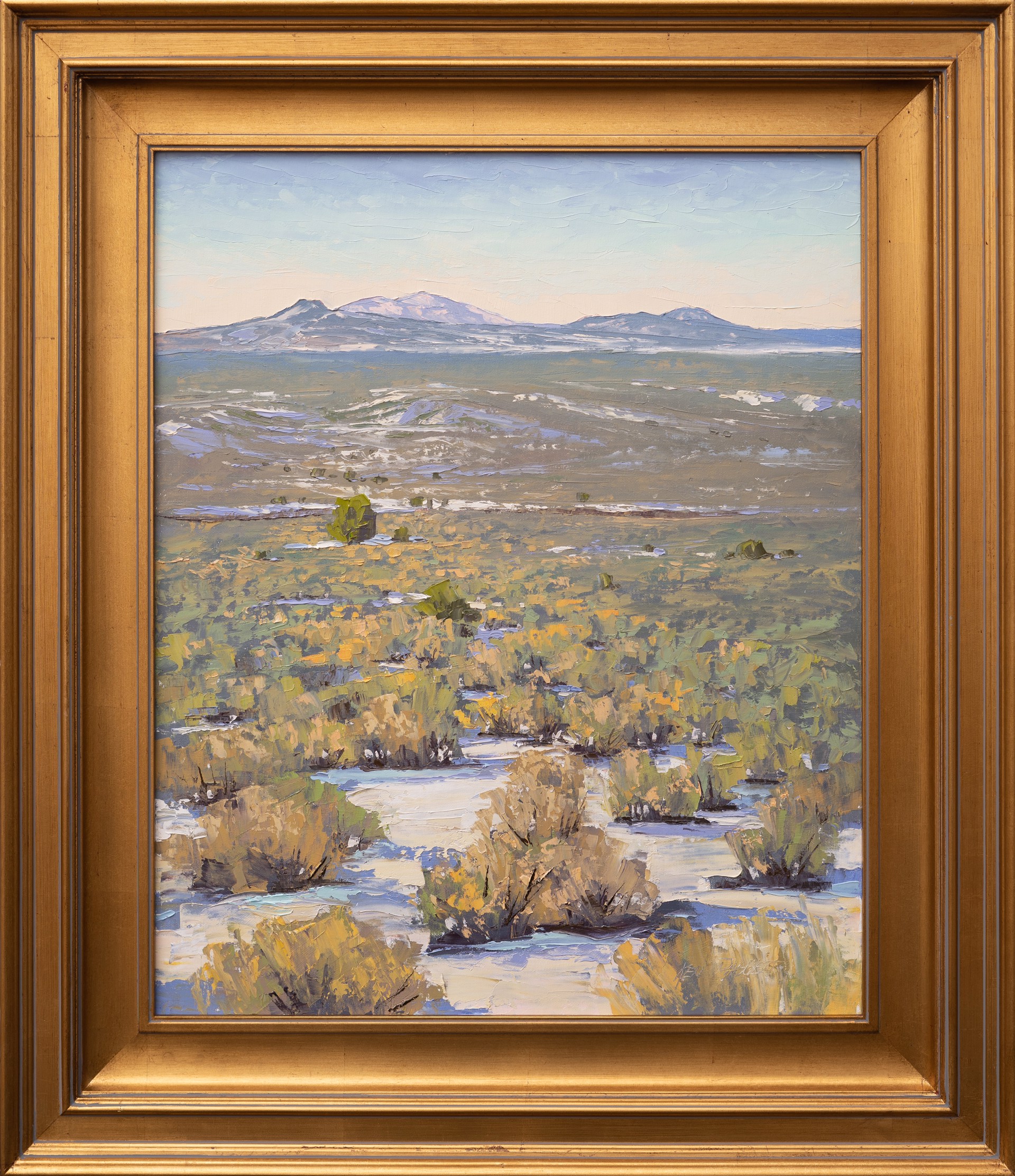Taos Mesa Snow by Ken Daggett