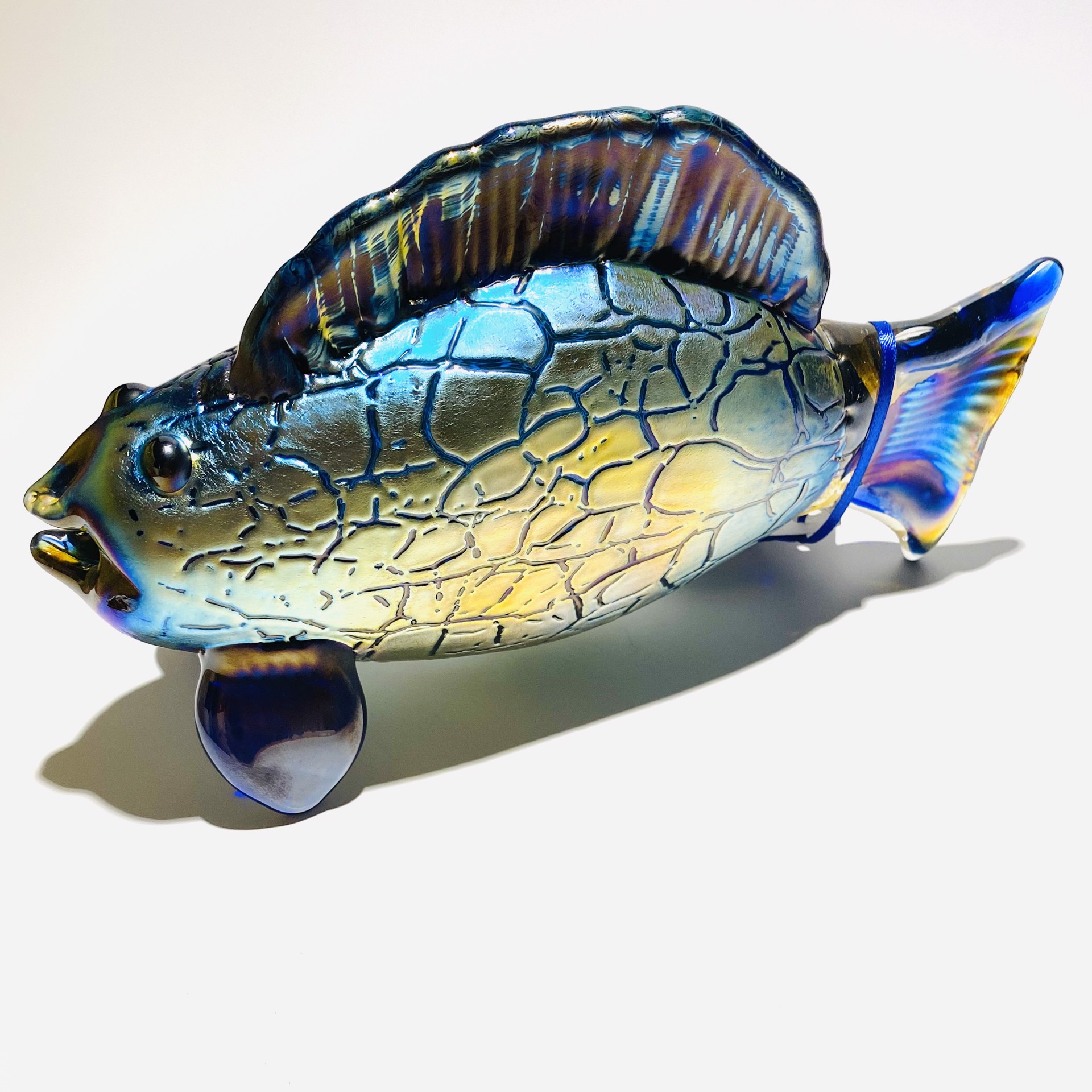 Fish-Standing Dichroic, #1 by John Glass
