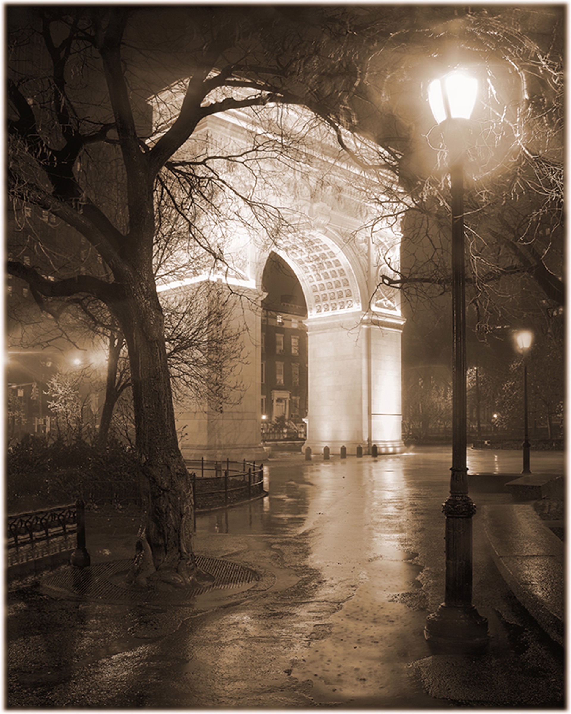 Washington Square Arch by James Bleecker
