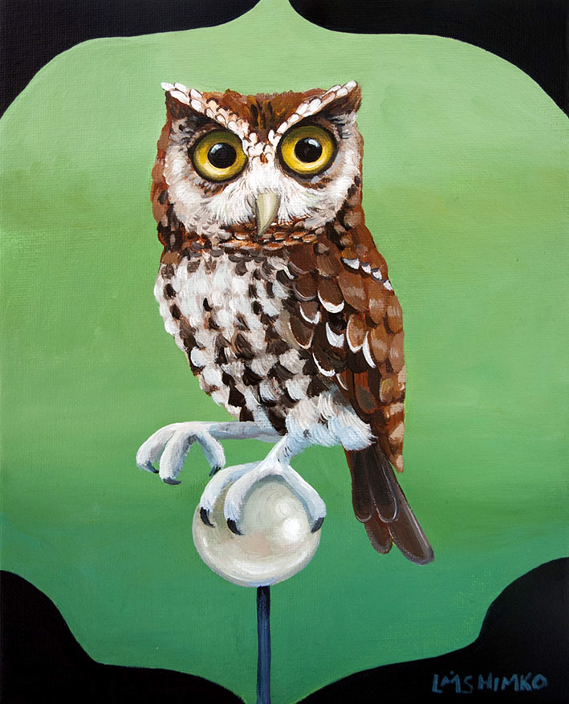 Owl Pearl by Lisa Shimko