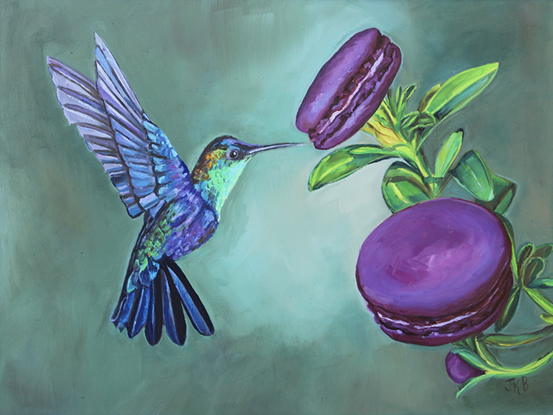 Hummingbird Treat by Jennifer Barlow