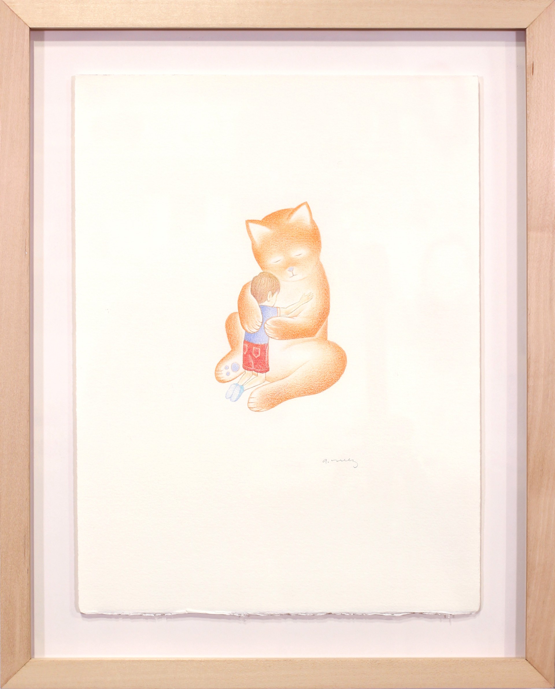 Niño y Gato (Abarcar) by Alberto Cruz