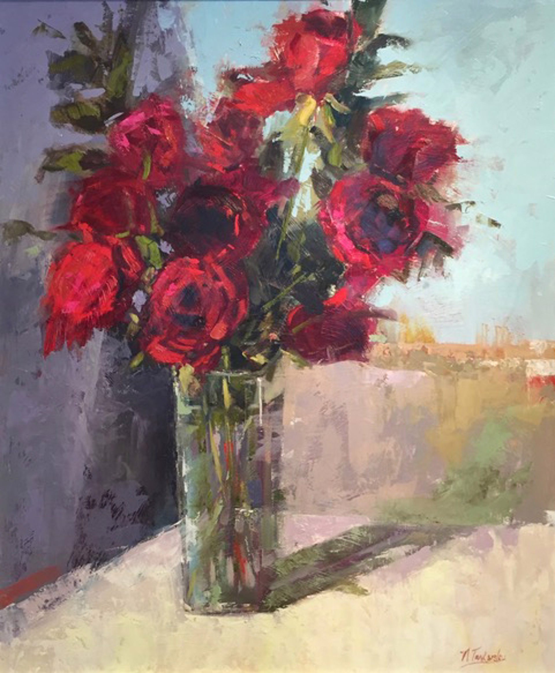 Passionate Roses by Nancy Tankersley