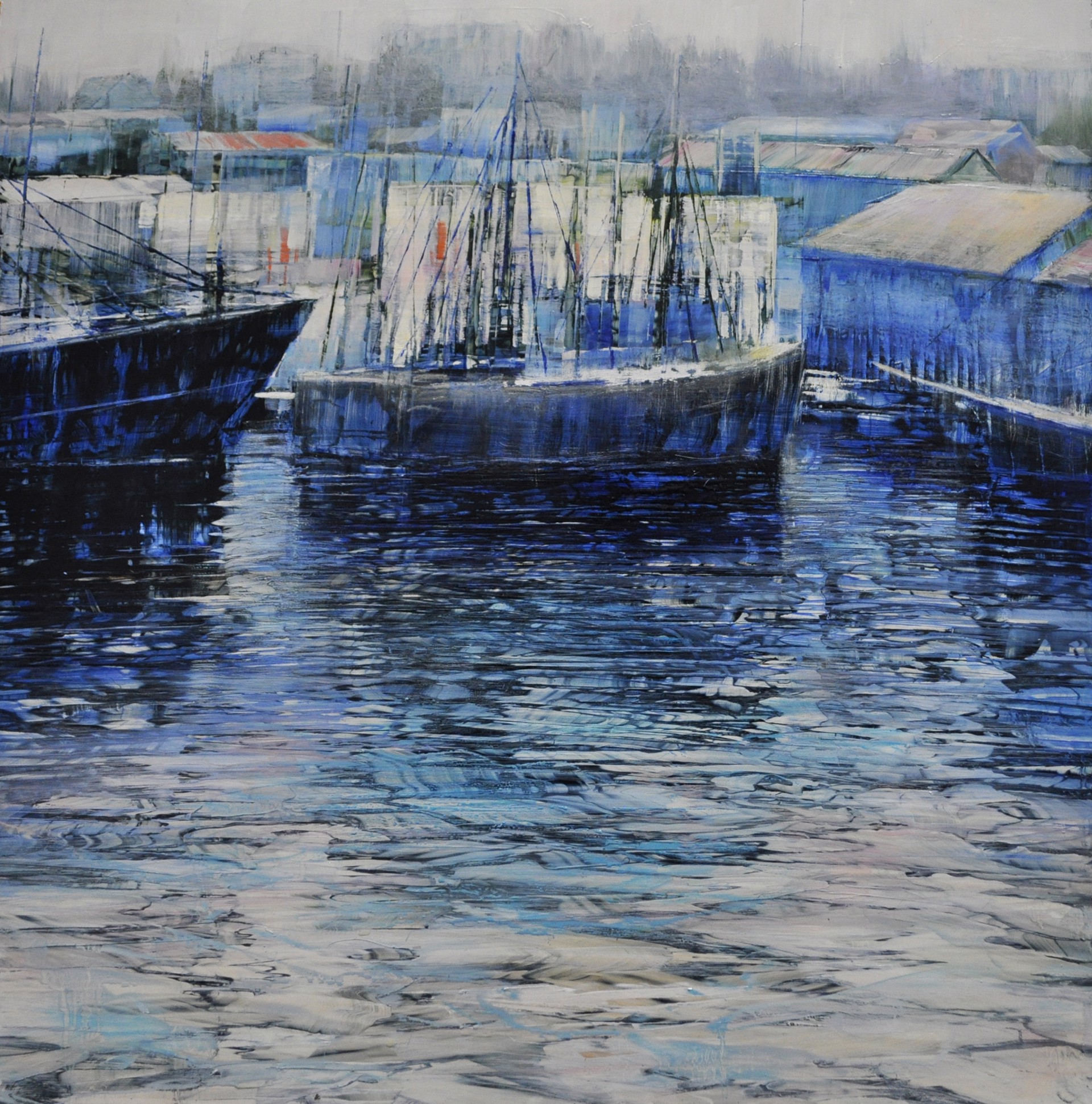 Gloucester Harbor by David Dunlop