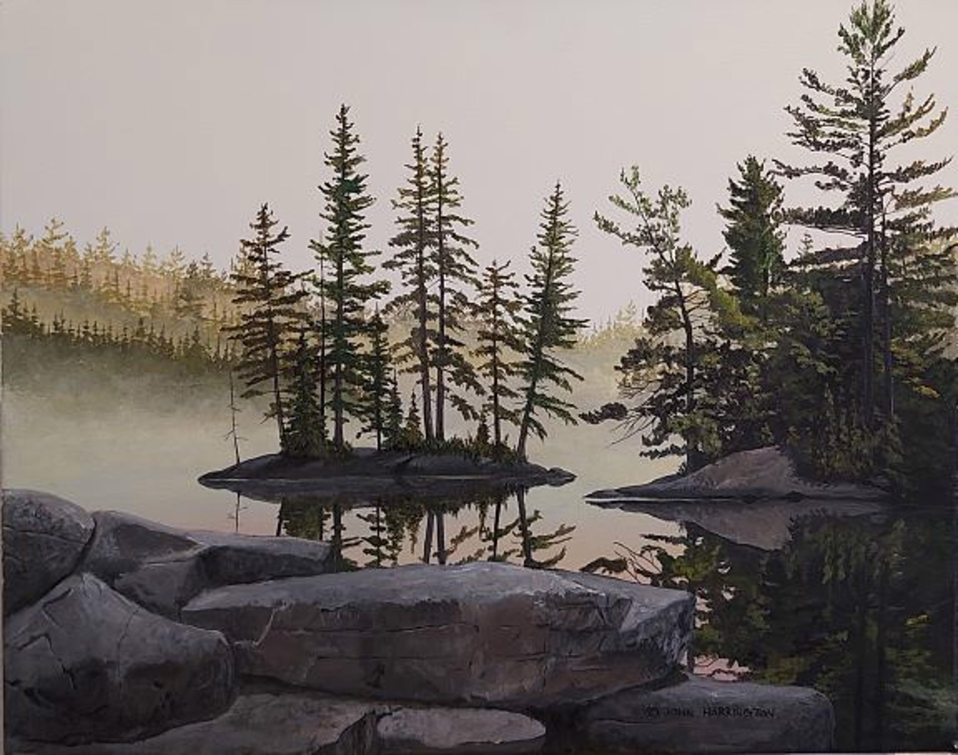 Smokey Lake by John Harrington
