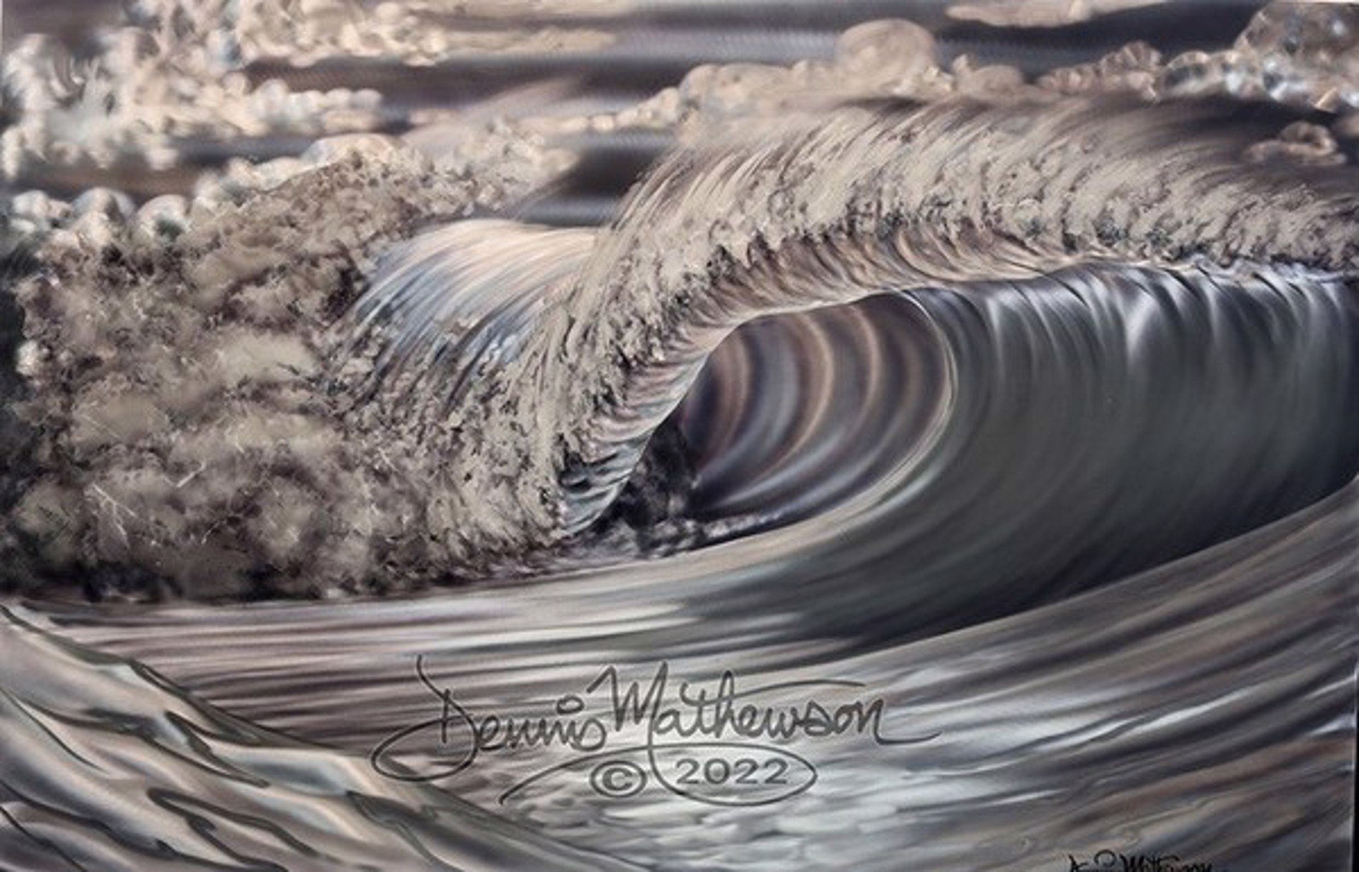 Super Silver Surf by Dennis Mathewson