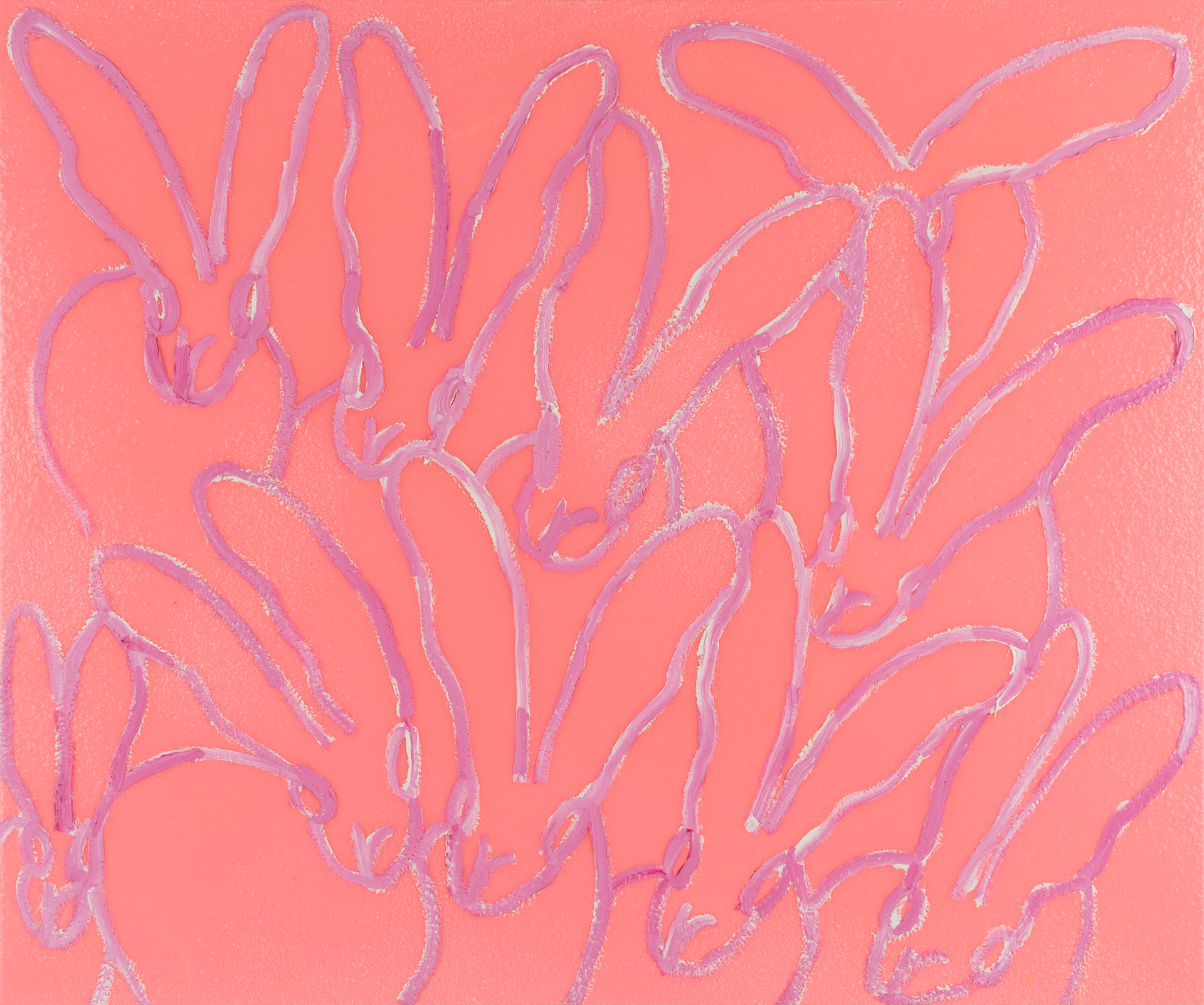Pink Audrey  by Hunt Slonem