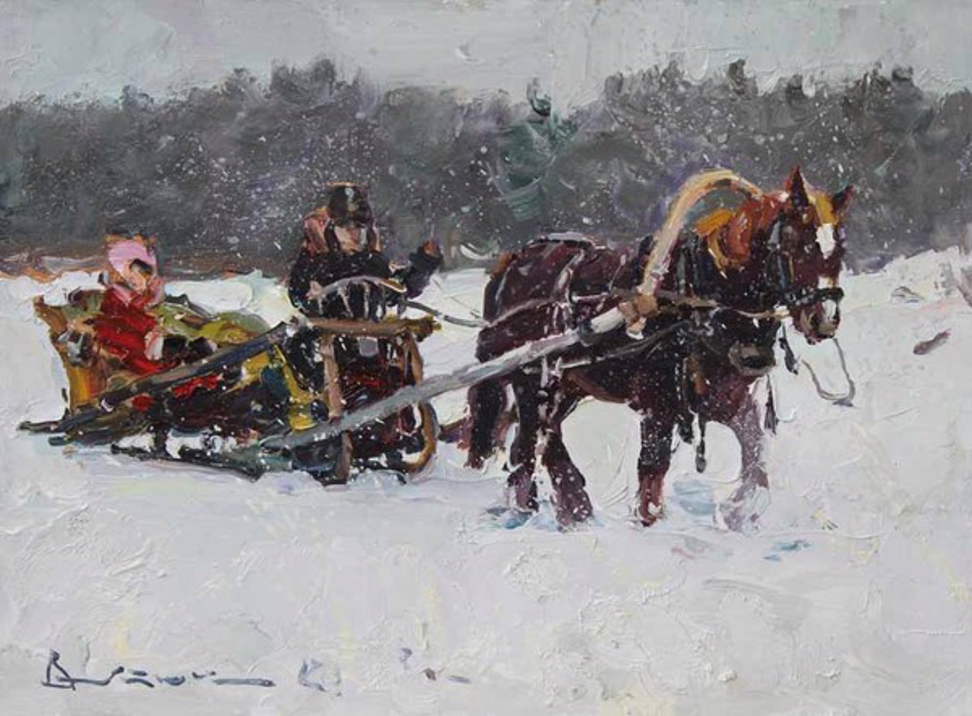Winter Ride by Ivan Vityuk