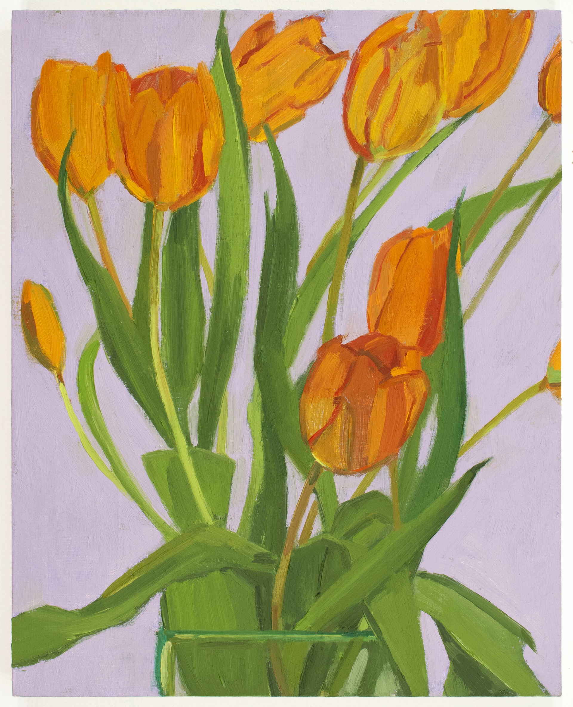 Orange Tulips by Christina Renfer Vogel