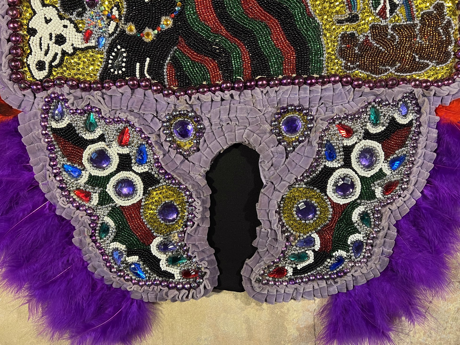 mardi gras indian masking