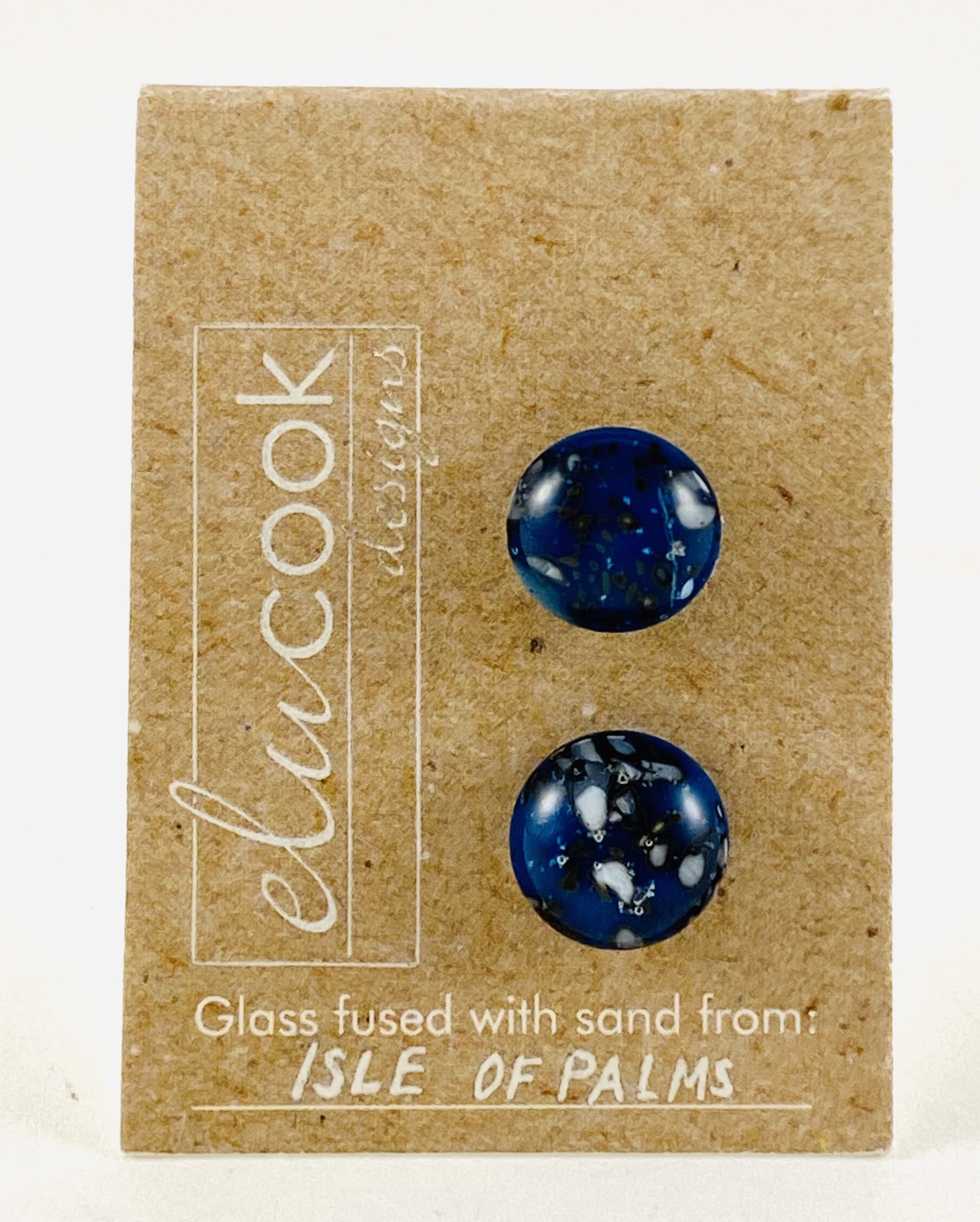 Button Earrings 6d by Emily Cook