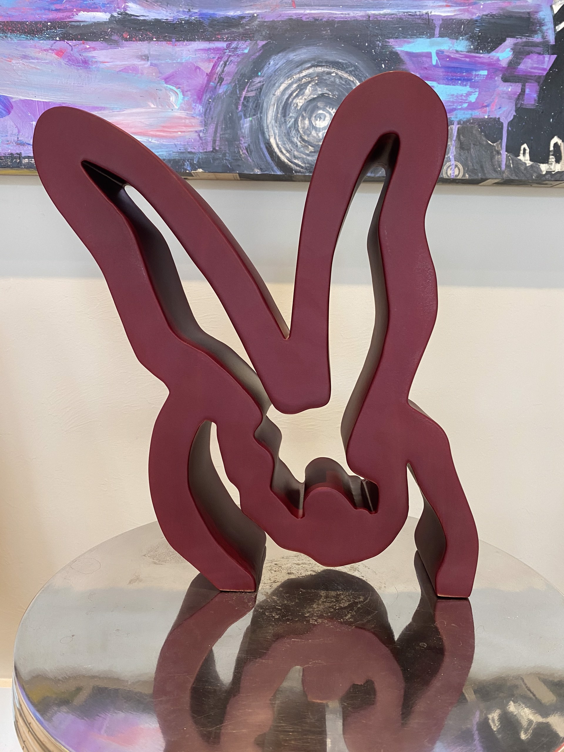 Lucky Charm Red Bunny by Hunt Slonem