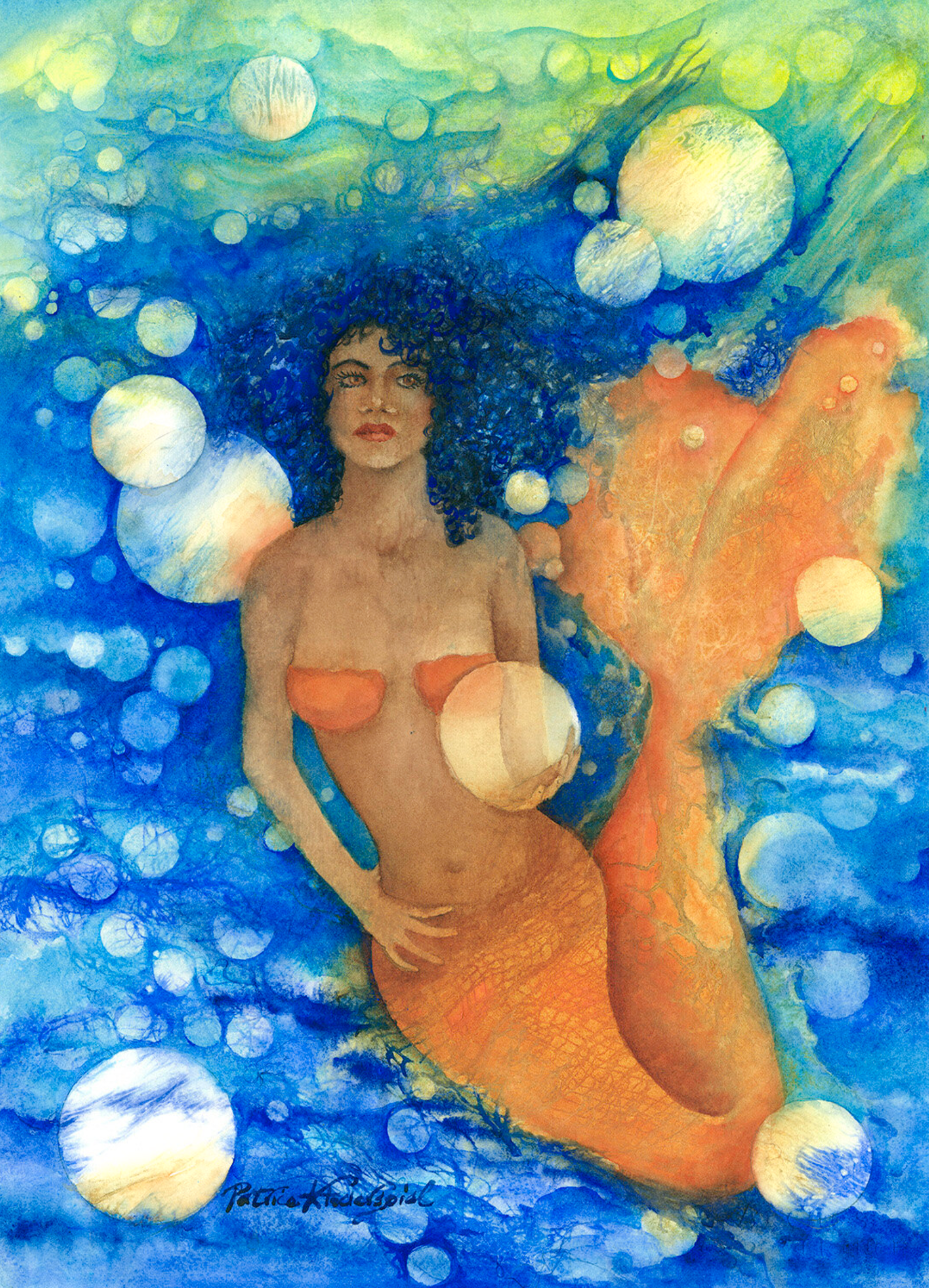 Future Present Mermaid by Patrice Ann Federspiel